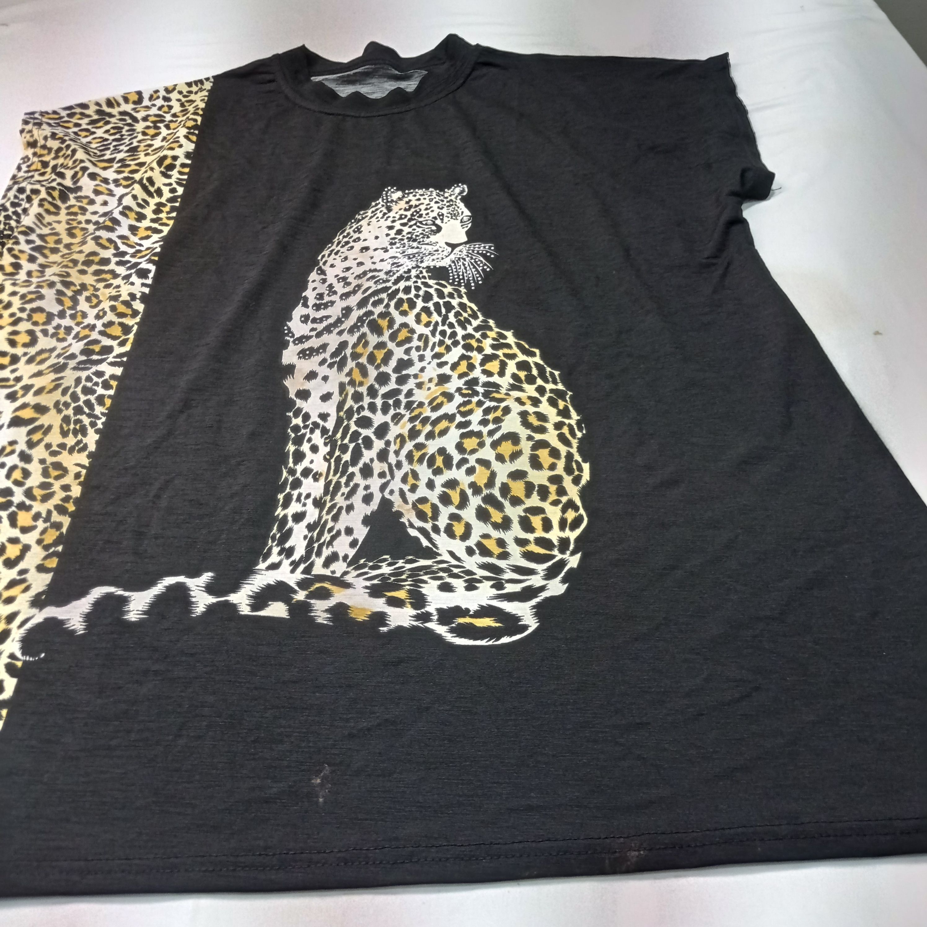 Habitat 🔥Rare🔥 Leopard SleeveLess Shirt Size US L / EU 52-54 / 3 - 8 Thumbnail