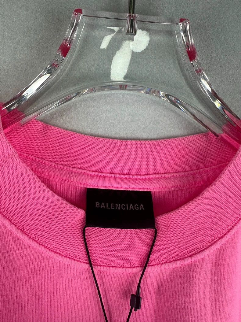 Balenciaga Balenciaga Pink WFP printed short sleeves 2502-Nextarrow Size US S / EU 44-46 / 1 - 4 Thumbnail