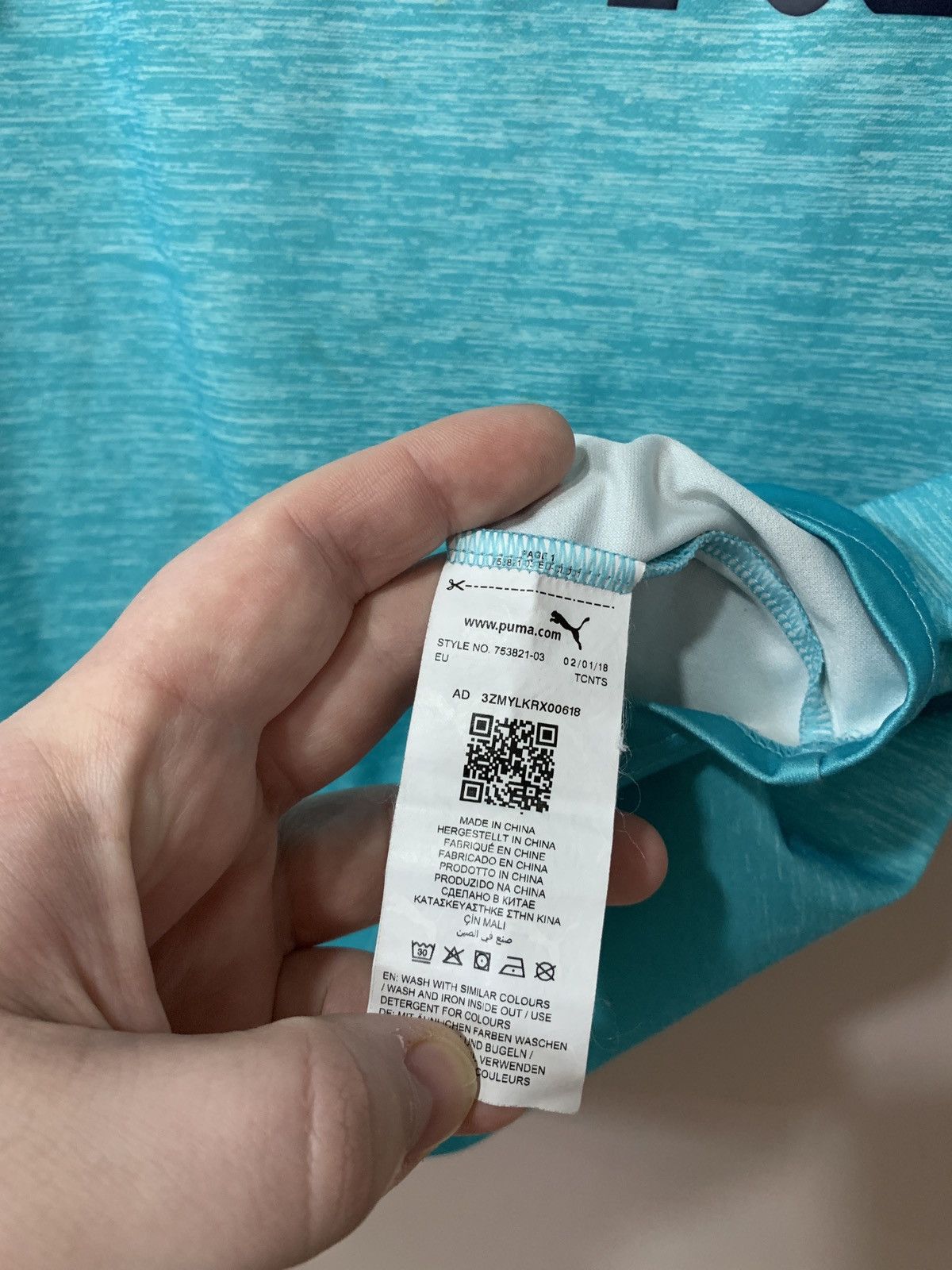 Puma Newcastle United 2018 2019 third puma soccer jersey football Size US XL / EU 56 / 4 - 12 Thumbnail