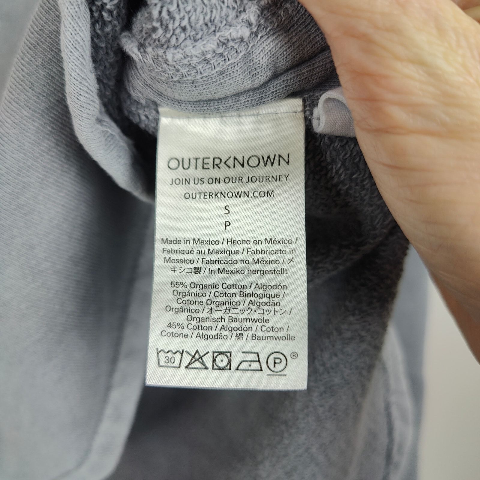 Outerknown Outerknown Solstice Cutaway Crew Sweatshirt Women Small Gray Size S / US 4 / IT 40 - 7 Thumbnail