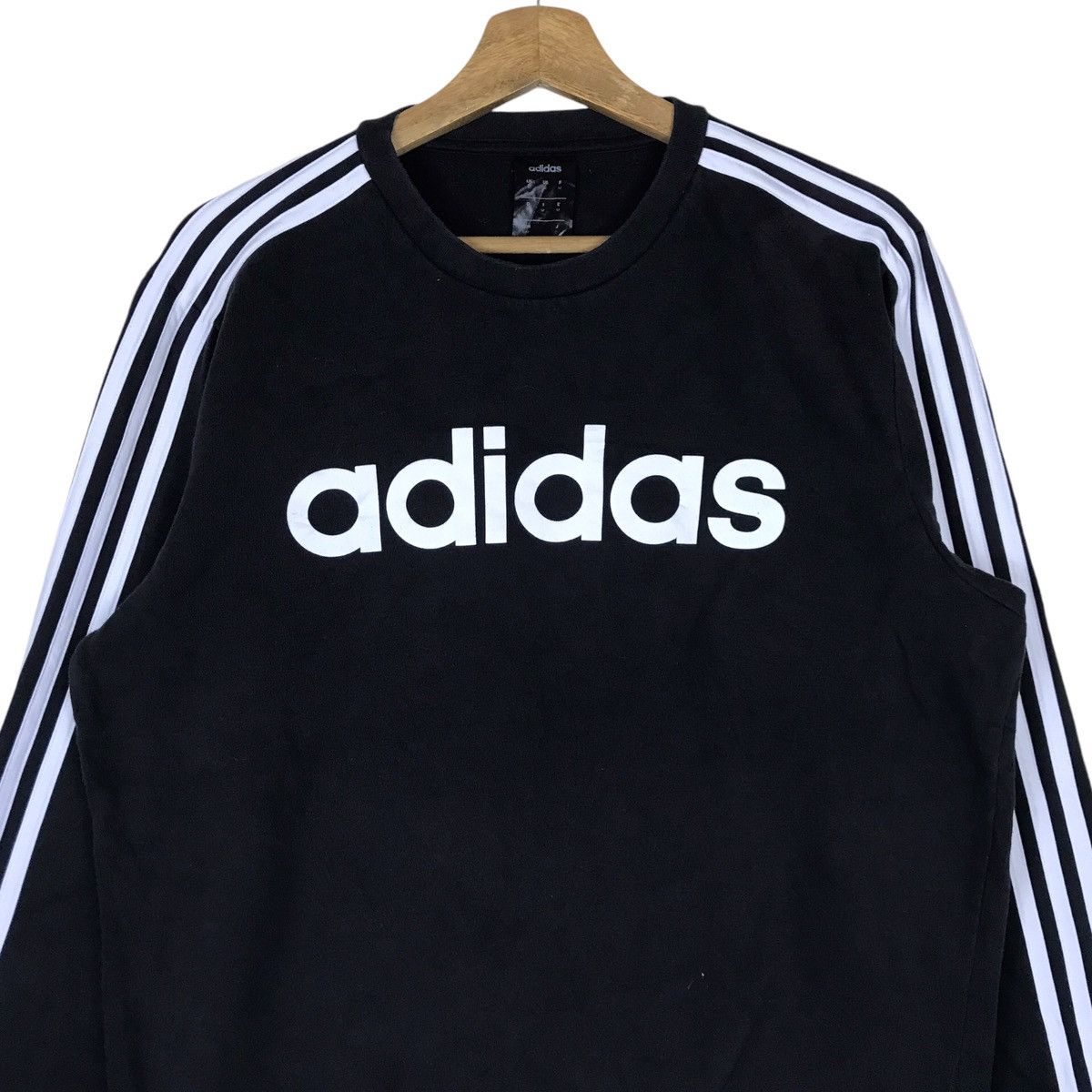 Adidas Adidas Spell Out Pullover Jumper Sweatshirt Size US M / EU 48-50 / 2 - 2 Thumbnail