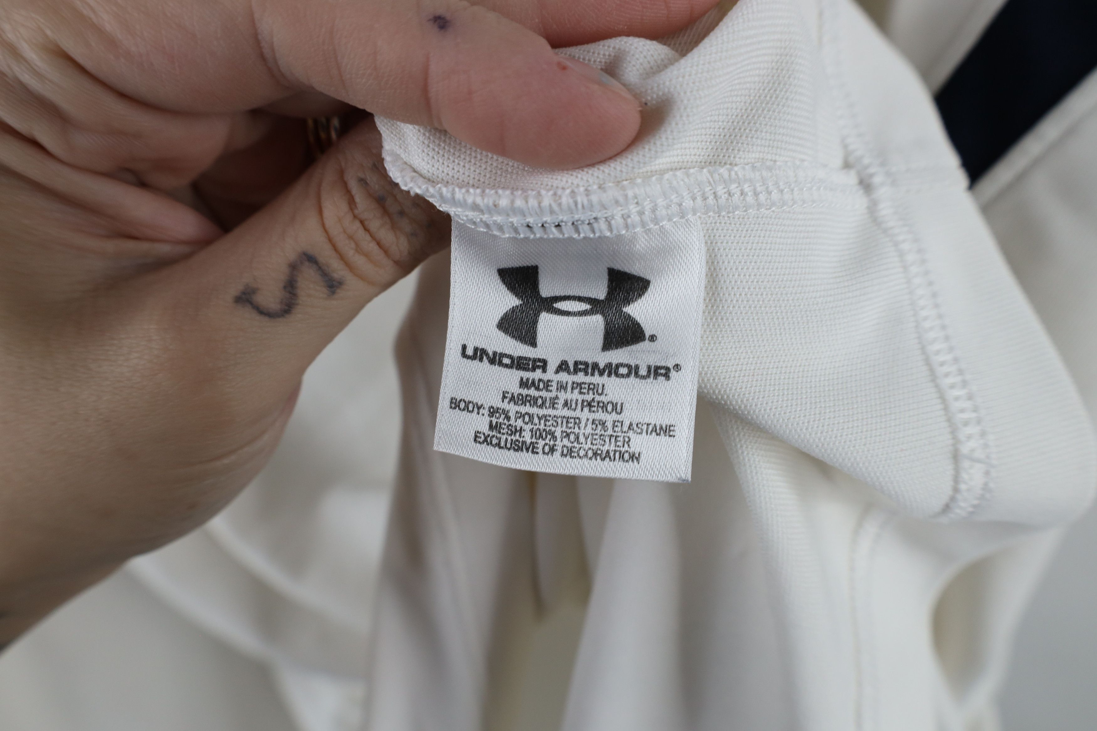 Under Armour × Vintage Under Armour University of Toledo Football Polo Shirt White Size US XXL / EU 58 / 5 - 10 Thumbnail