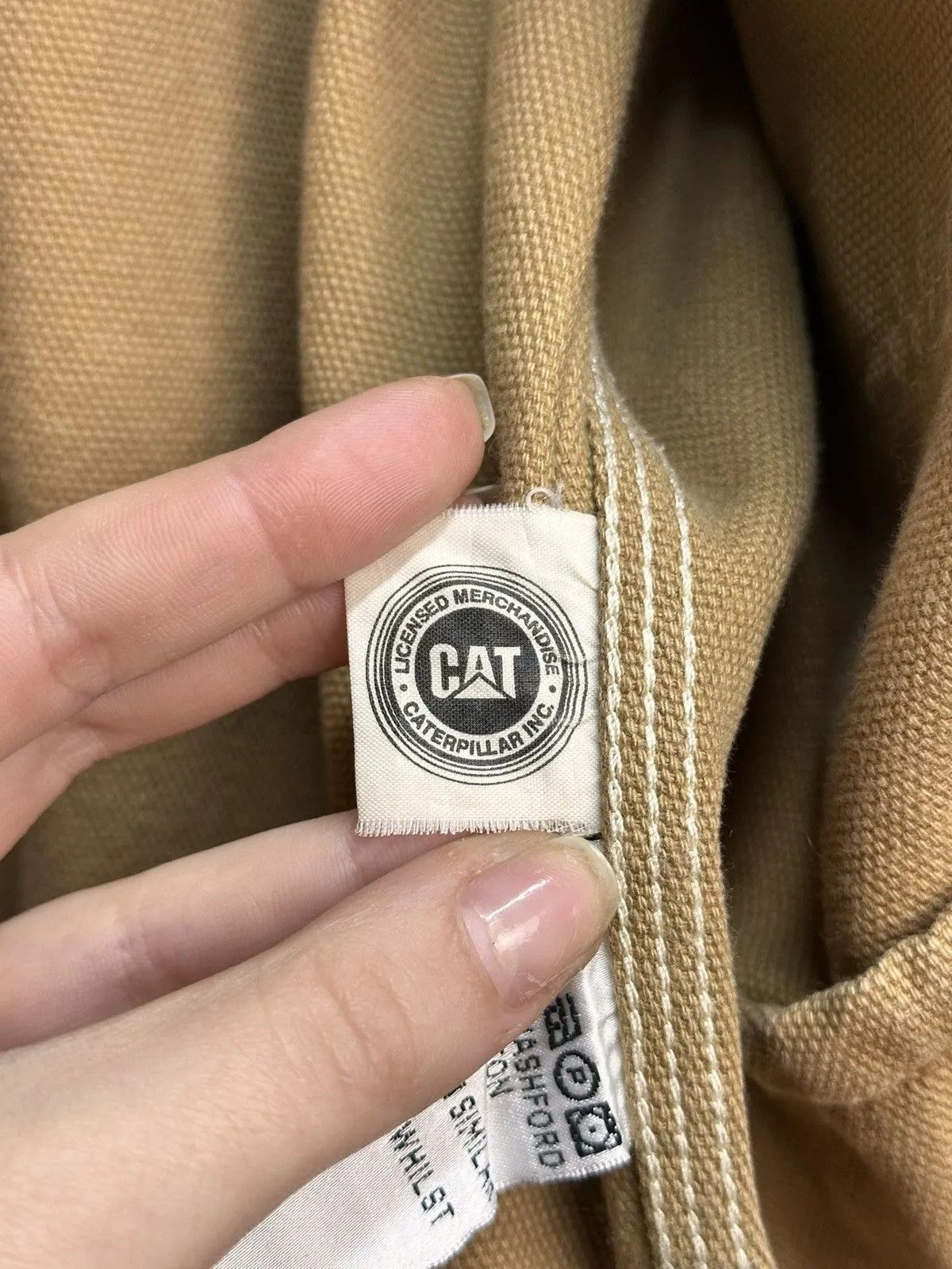 Japanese Brand Caterpillar Beige Workwear Jacket Utility Y2K Style Size US M / EU 48-50 / 2 - 10 Thumbnail