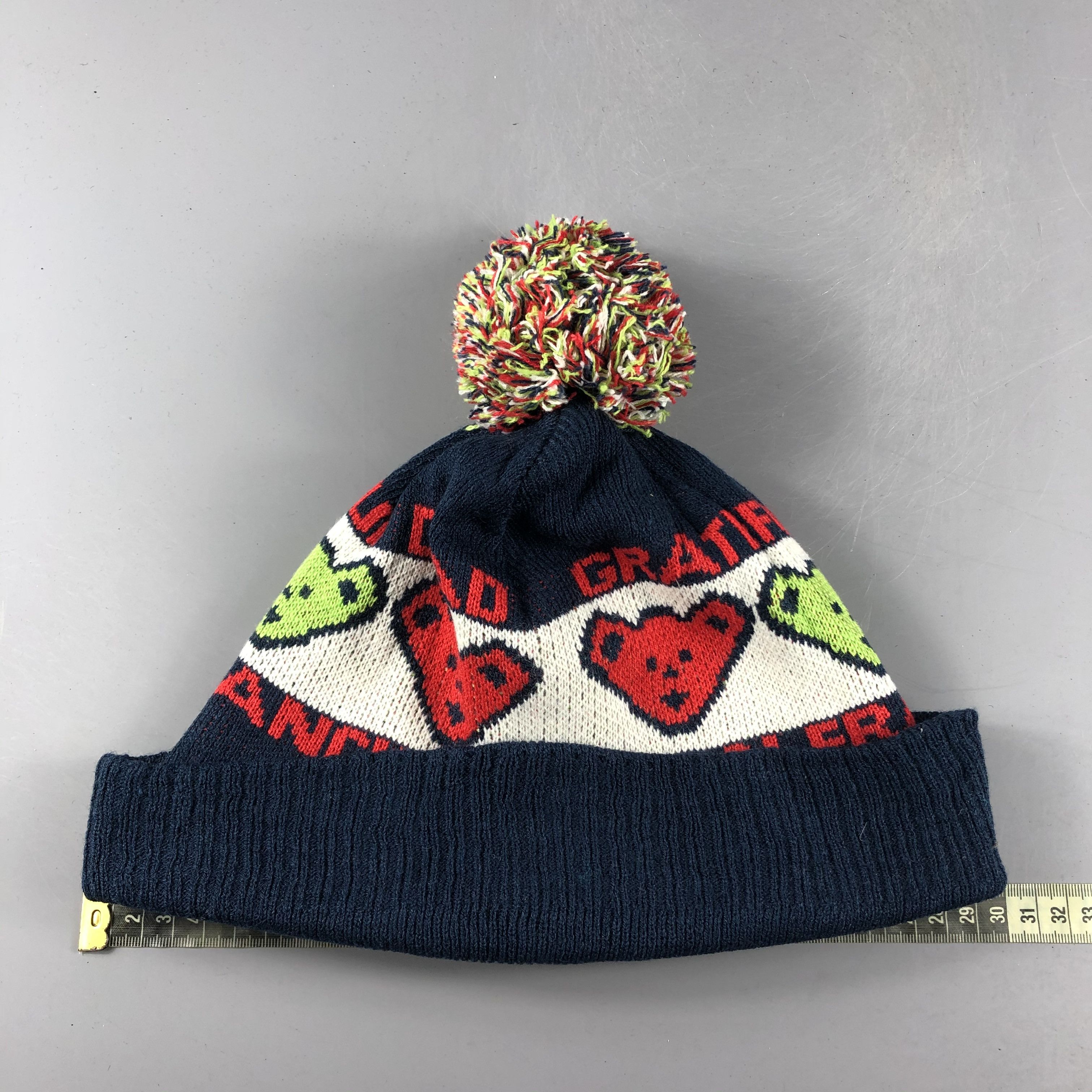 Band Tees × Grateful Dead Greatful Dead Bobble Beanie Snow Hat Snow Cap -D110 Size ONE SIZE - 3 Thumbnail