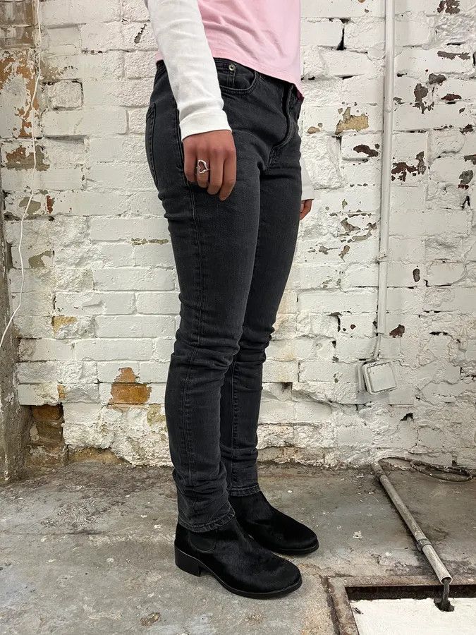 Saint Laurent Paris SS2018 Saint Laurent Slim Grey Denim Jeans Size 26" / US 2 / IT 38 - 3 Thumbnail