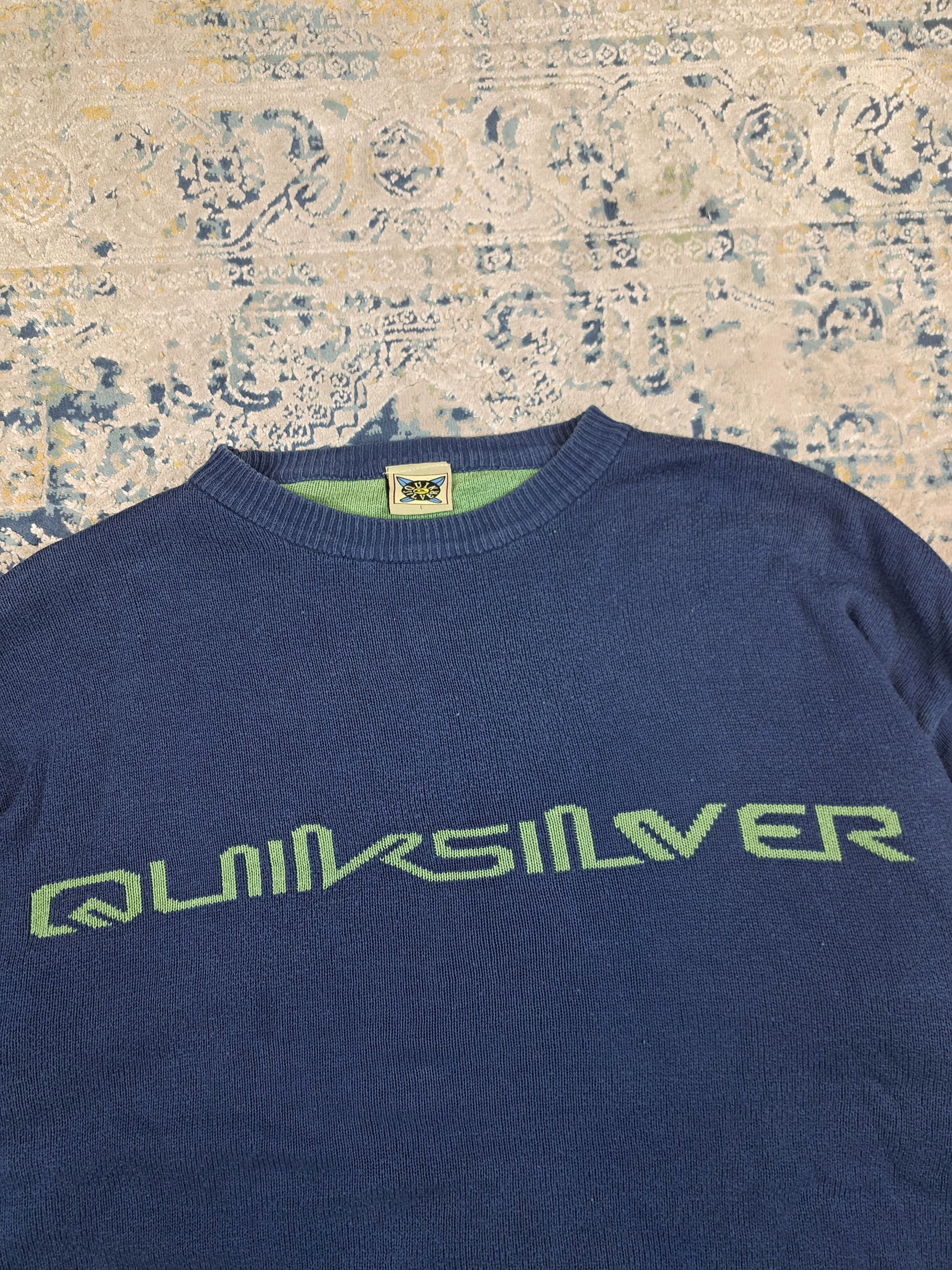 Quiksilver Vintage 90s Quiksilver Oversize Baggy Sweater Boxy Fit Size US XL / EU 56 / 4 - 3 Thumbnail