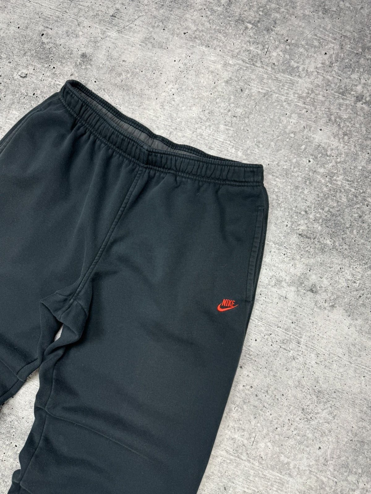 Nike × Vintage Vintage Nike Y2K Style Drill Swoosh Logo Sweatpants Pants Size US 34 / EU 50 - 4 Thumbnail