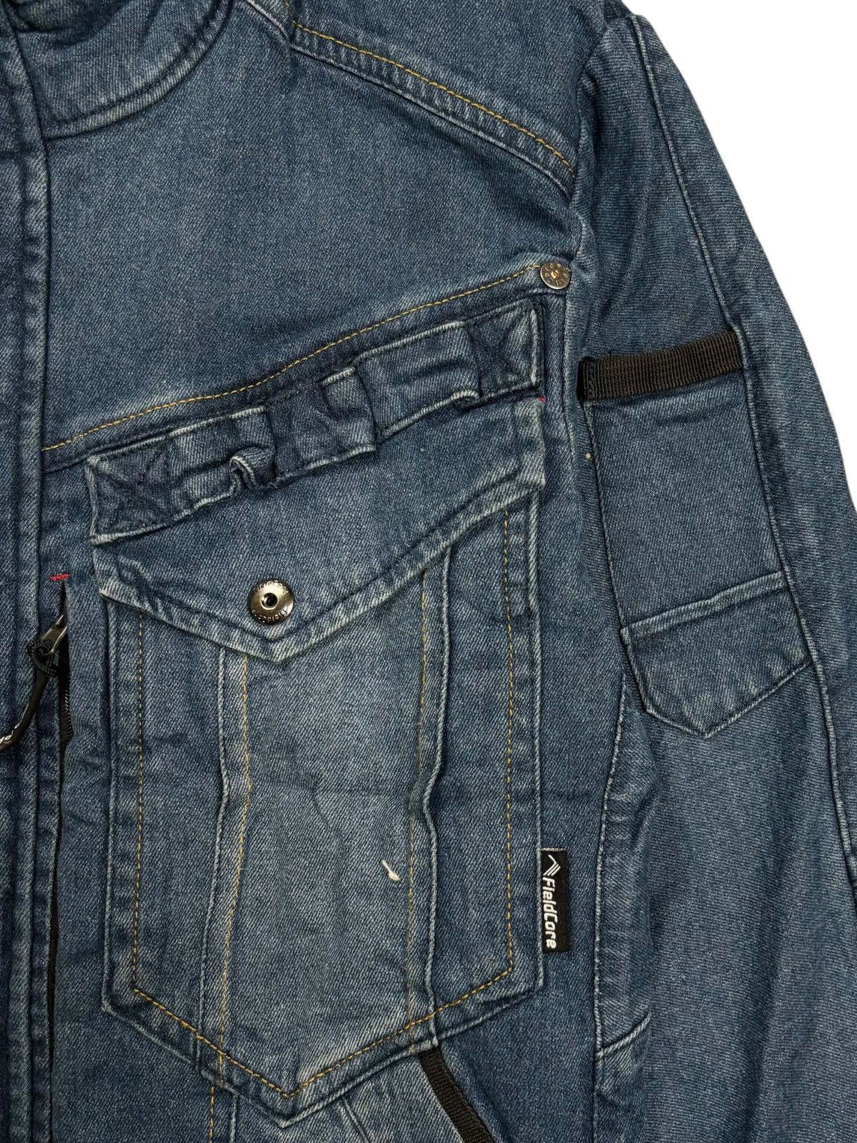 Le Grande Bleu (L.G.B.) 2000s Field Core - Vkei Style Washed Rider Denim Jacket Size US M / EU 48-50 / 2 - 6 Thumbnail