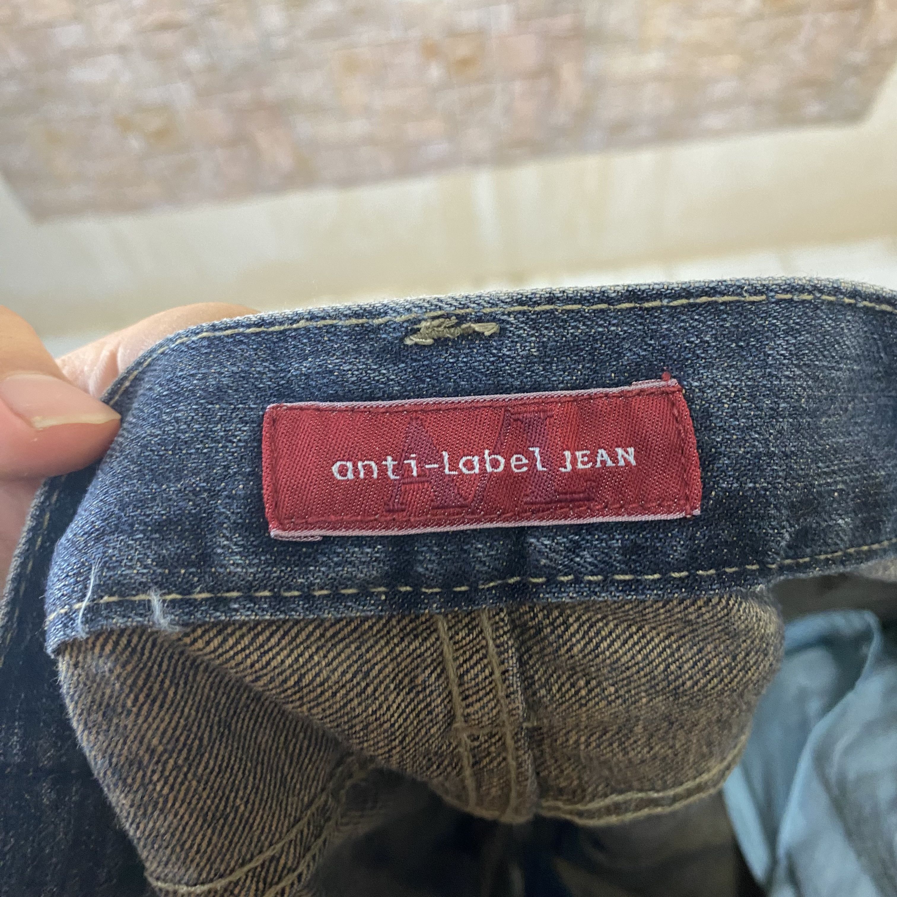 Japanese Brand Anti Label vintage japan Blue Denim Pants #7588 Size US 32 / EU 48 - 18 Thumbnail