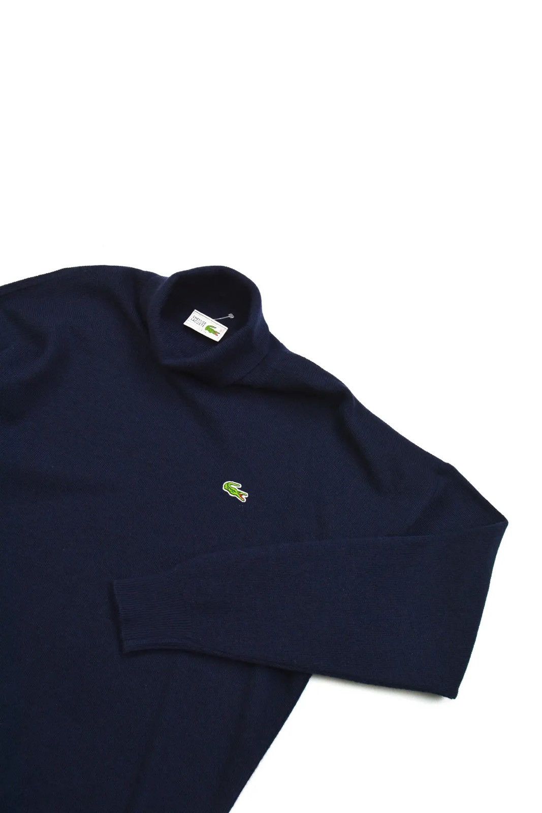 Lacoste New Vintage Lacoste wool turtleneck sweater Size US M / EU 48-50 / 2 - 2 Thumbnail