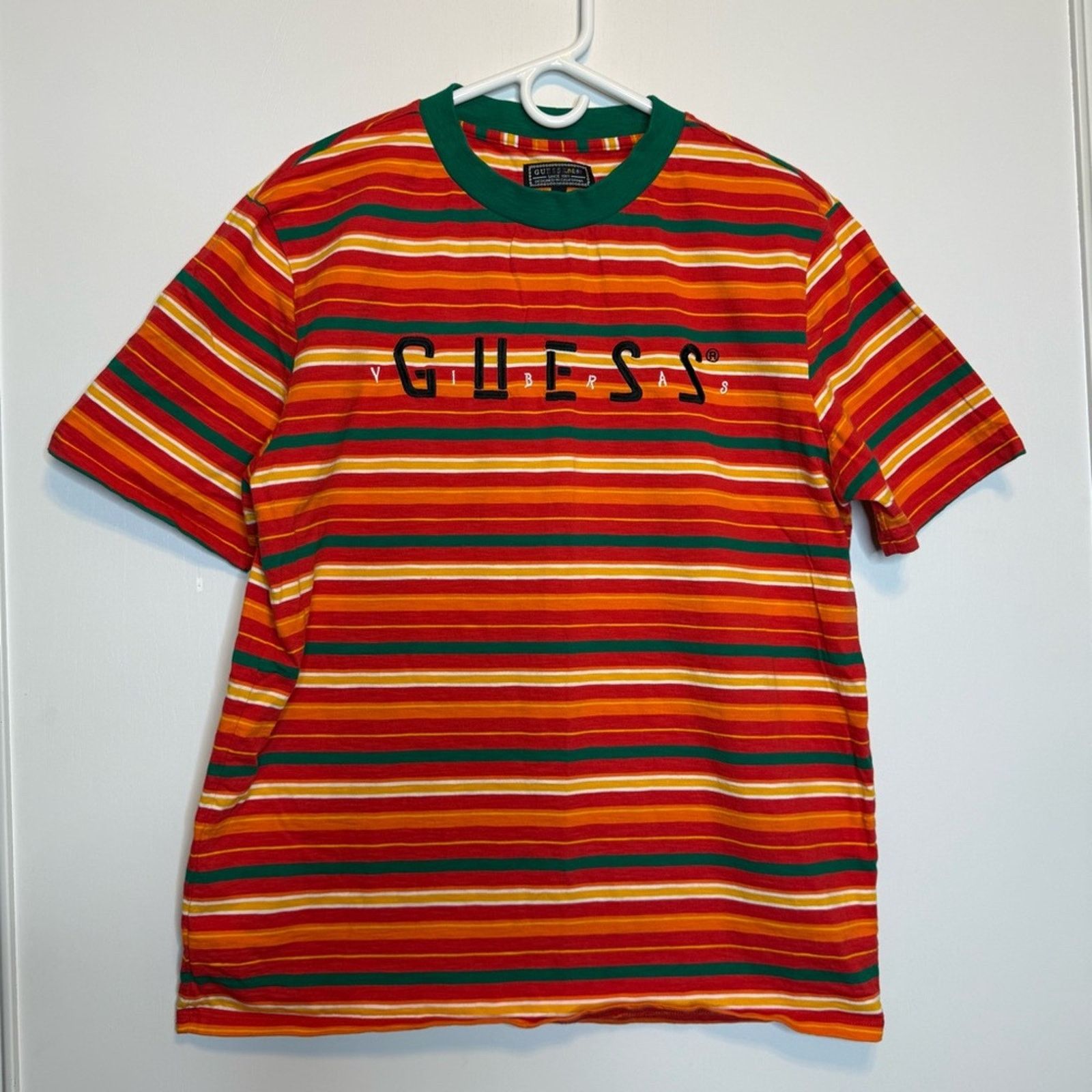 Guess Guess x J Balvin Vibras Tour Stripe Tee Size US M / EU 48-50 / 2 - 2 Thumbnail