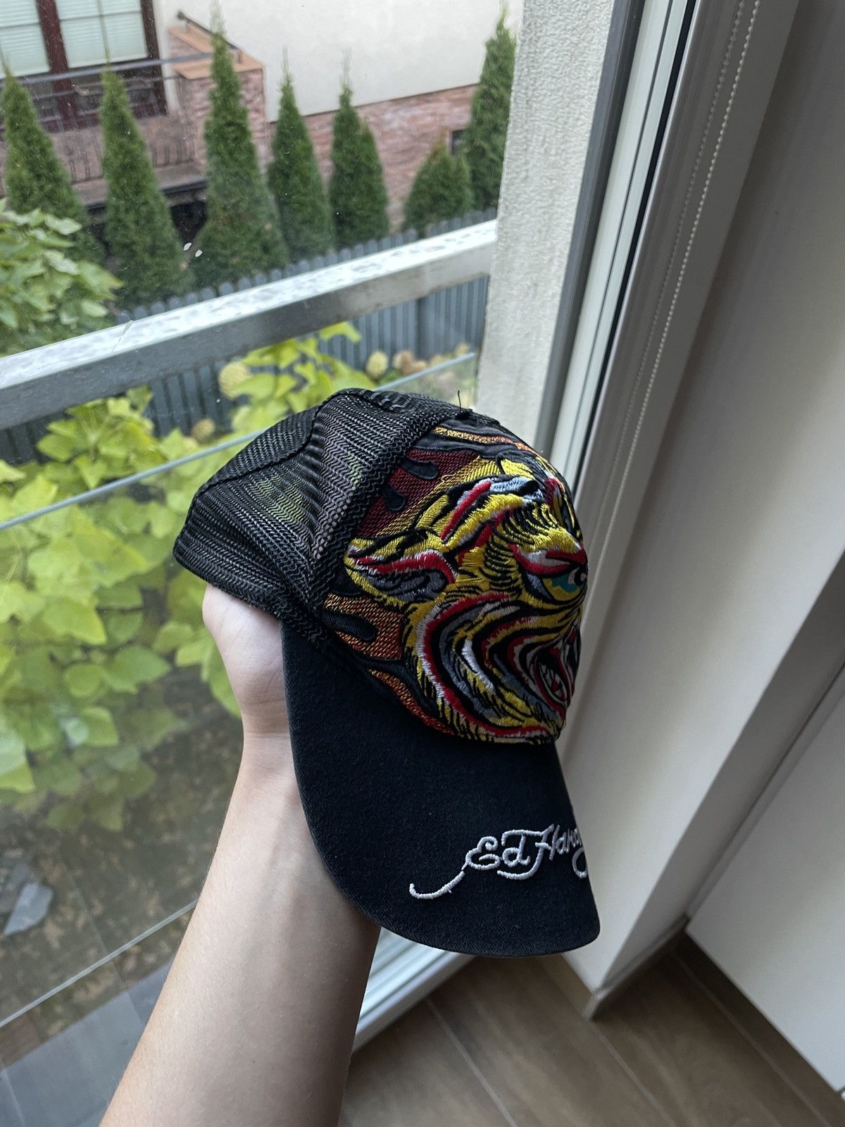 Ed Hardy Vintage Ed Hardy Cap Skulls Big Logo Japanese Avant Garde Size ONE SIZE - 3 Thumbnail