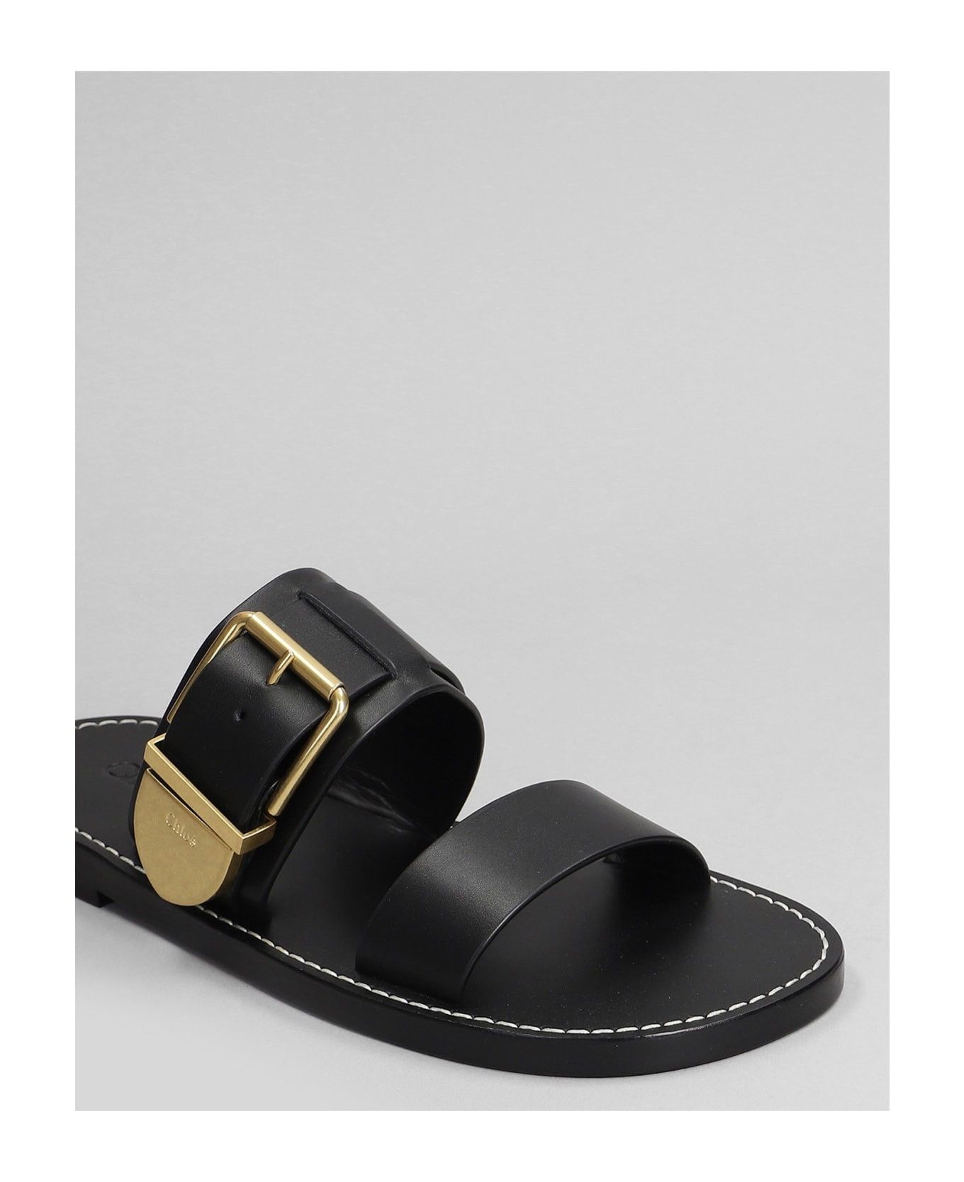 Chloe o1loc1c0425 Rebecca Slides in Black Size US 11 / IT 41 - 5 Thumbnail