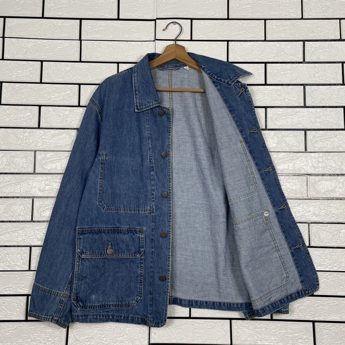Lemaire × Uniqlo Uniqlo U Lemaire Denim Jacket Size US M / EU 48-50 / 2 - 9 Thumbnail