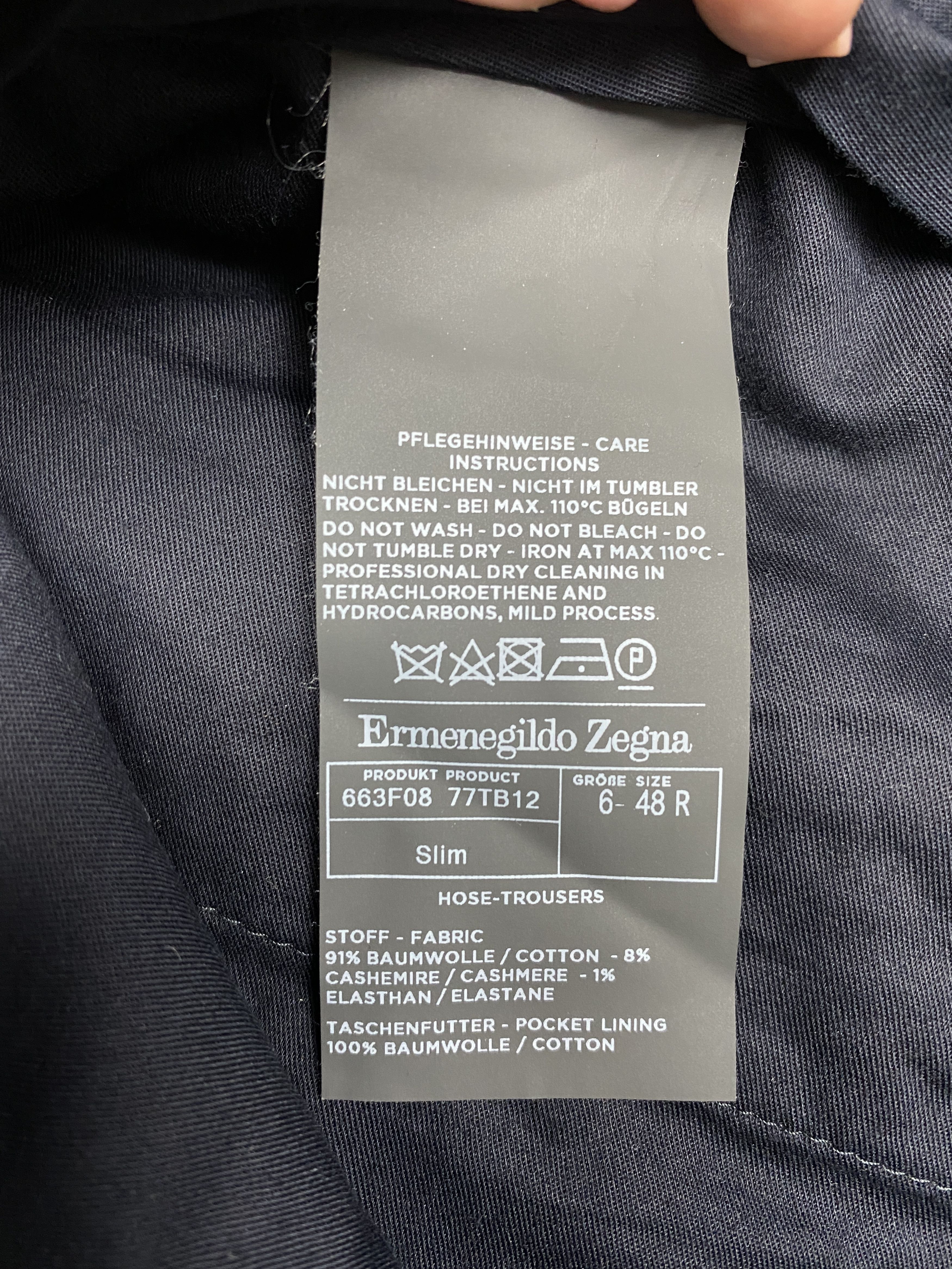 Ermenegildo Zegna Ermenegildo Zegna Vintage Mens Corduroy Cashco Pants Size US 32 / EU 48 - 3 Thumbnail