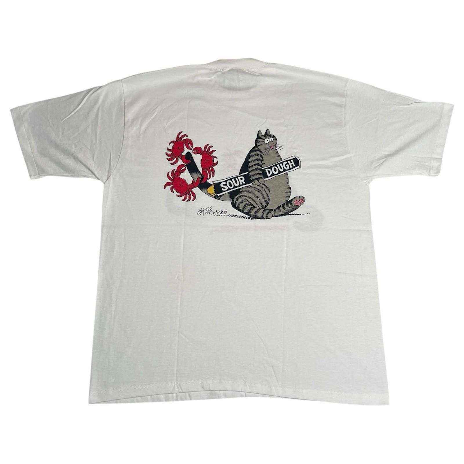 Vintage 90s NWT B. Kliban Cat Crazy Shirts Fisherman’s Wharf SF L Size US L / EU 52-54 / 3 - 3 Thumbnail