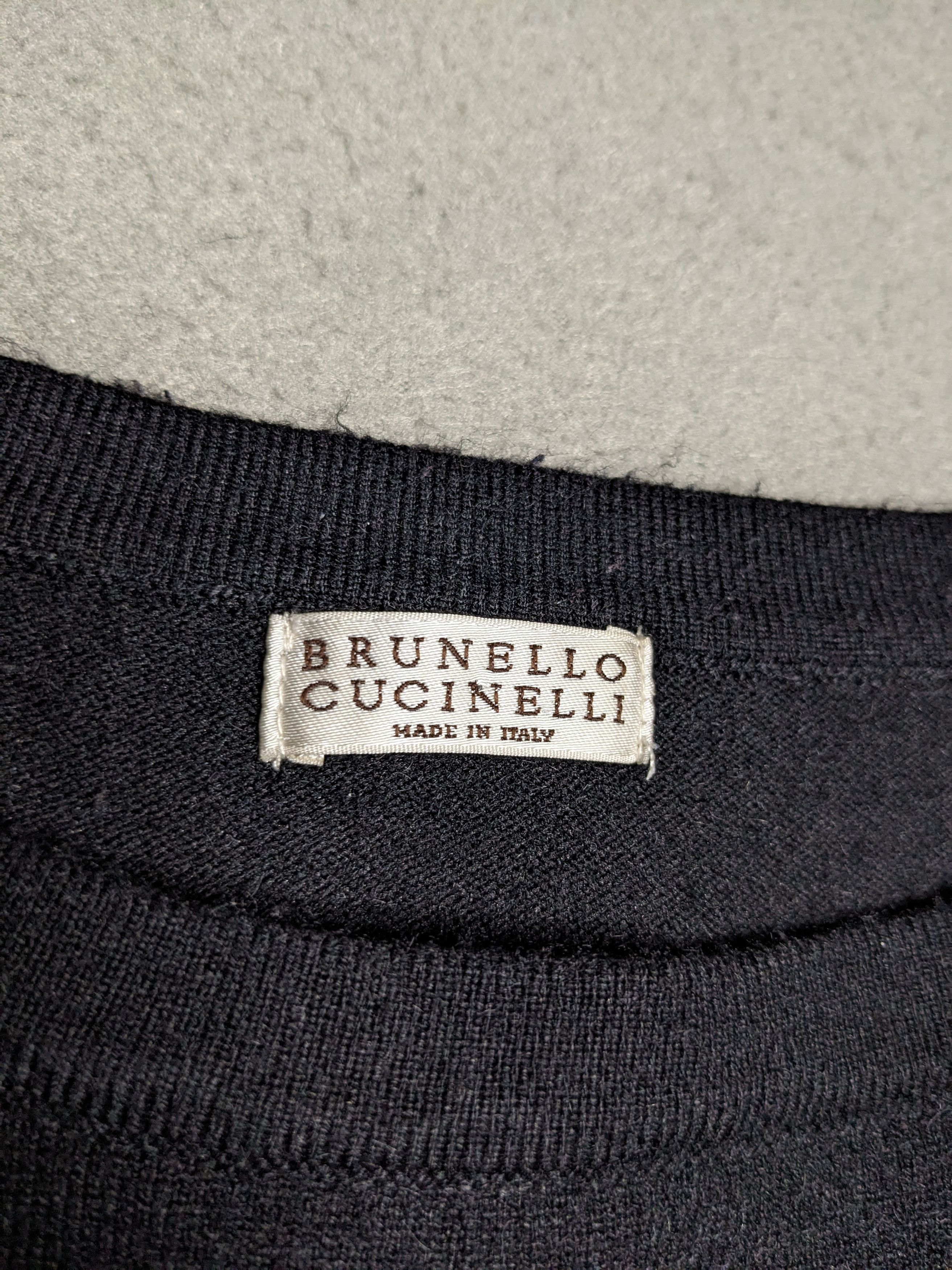 Brunello Cucinelli Brunello Cucinelli Sweater Womans Medium Rhinestone READ Size M / US 6-8 / IT 42-44 - 10 Thumbnail