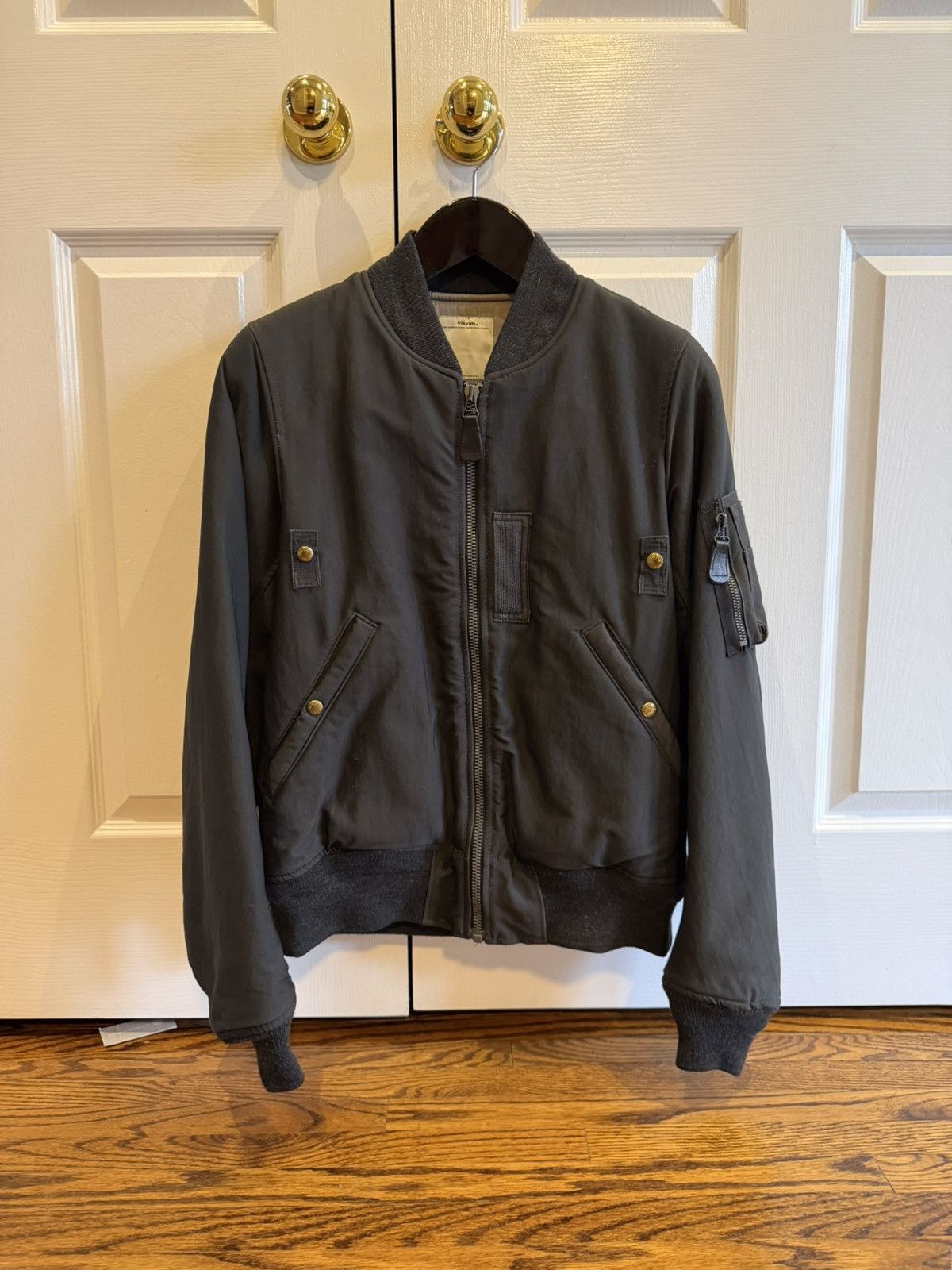 Visvim Visvim Thorson Jacket American Flag Bomber FW15 Size US M / EU 48-50 / 2 - 2 Thumbnail