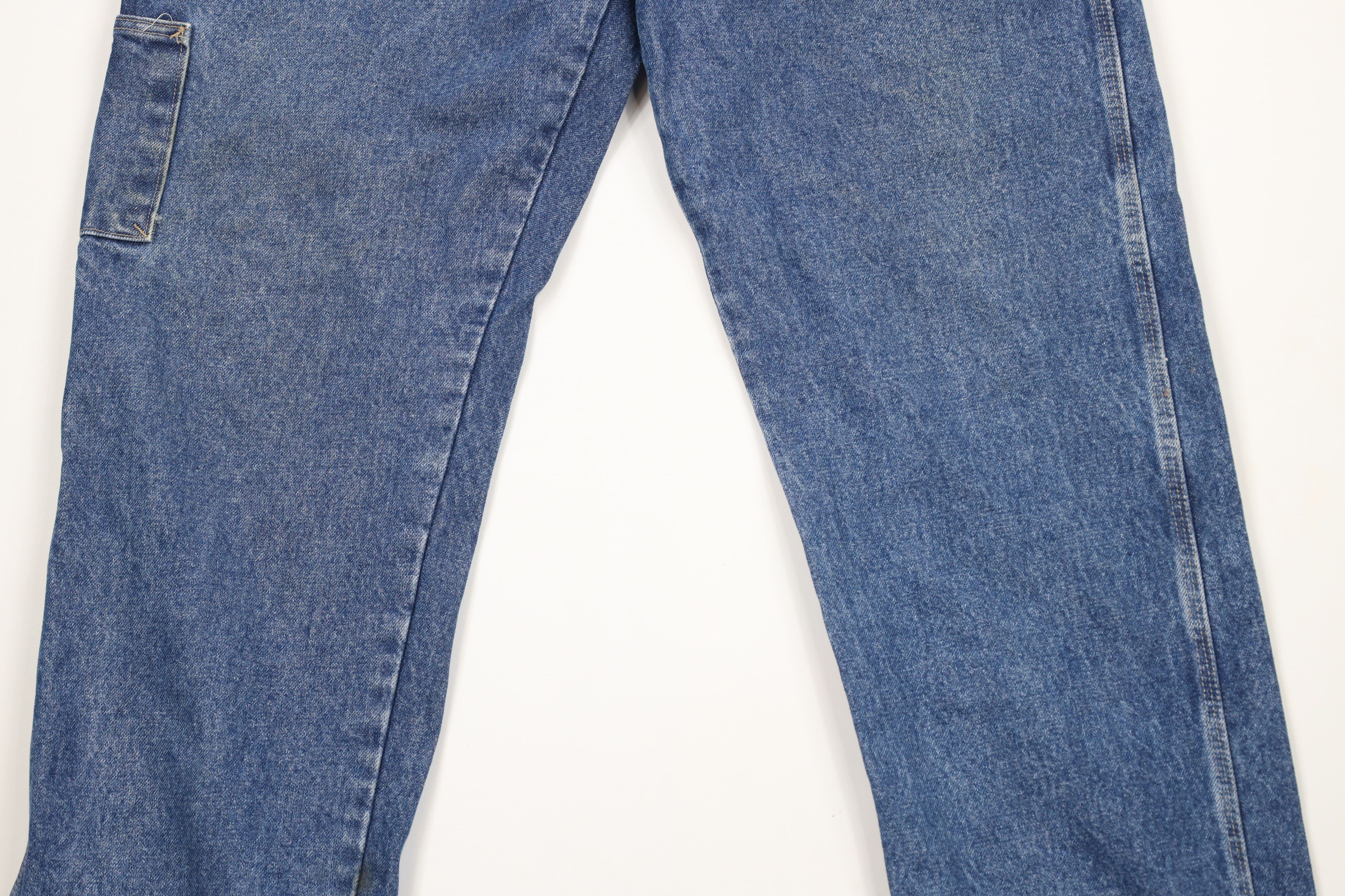 Vintage Vintage Bulwark FR Flame Resistant Wide Leg Dungaree Jeans Size US 38 / EU 54 - 3 Thumbnail