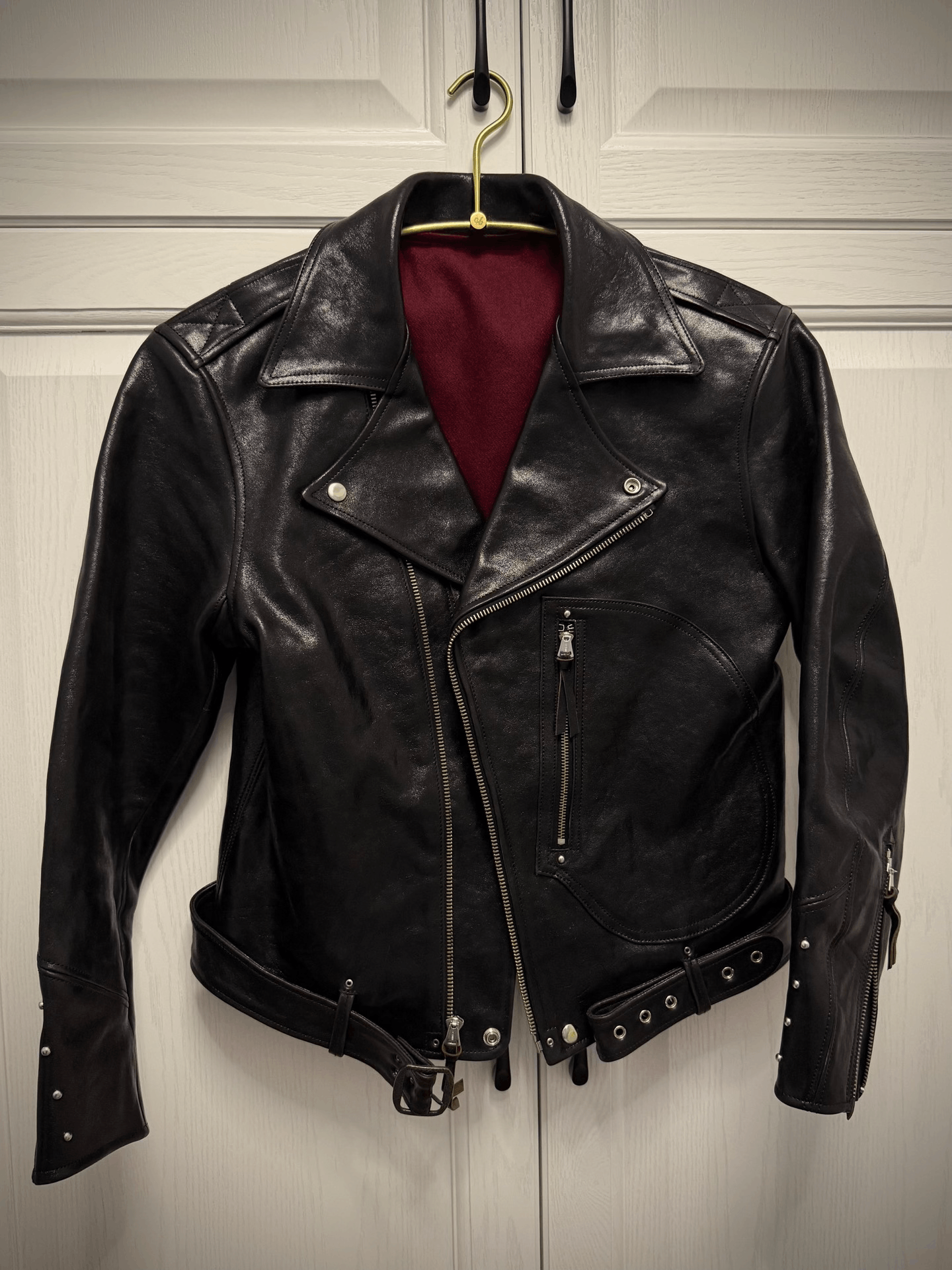 Weekend Max Mara Maya Custom Leather Jacket Size US M / EU 48-50 / 2 - 1 Thumbnail