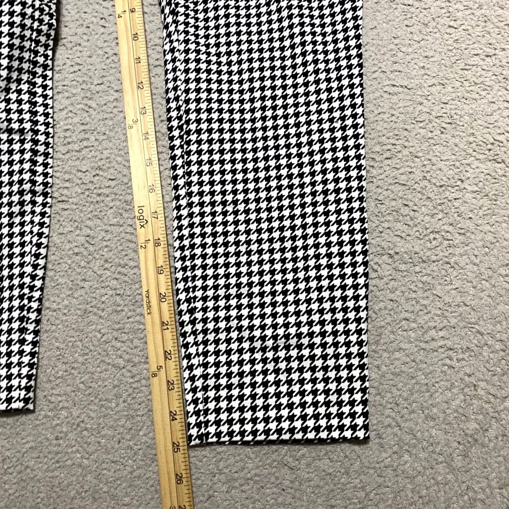 J.Crew J.CREW Pants Womens 6 Black Houndstooth Plaid Winnie Ankle Business Casual Shirts Accessories Size 28" / US 6 / IT 42 - 6 Thumbnail