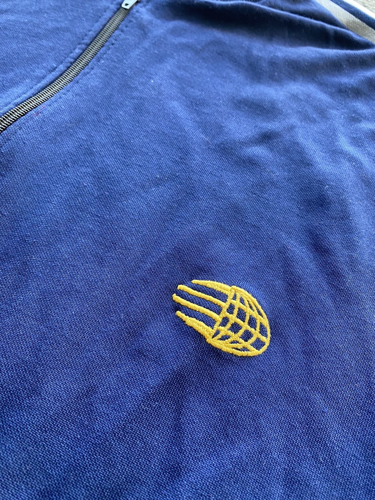 Adidas 🔥Adidas Ventex Vintage 80s Zip Sweatshirt Bomber style blue Size US M / EU 48-50 / 2 - 5 Thumbnail