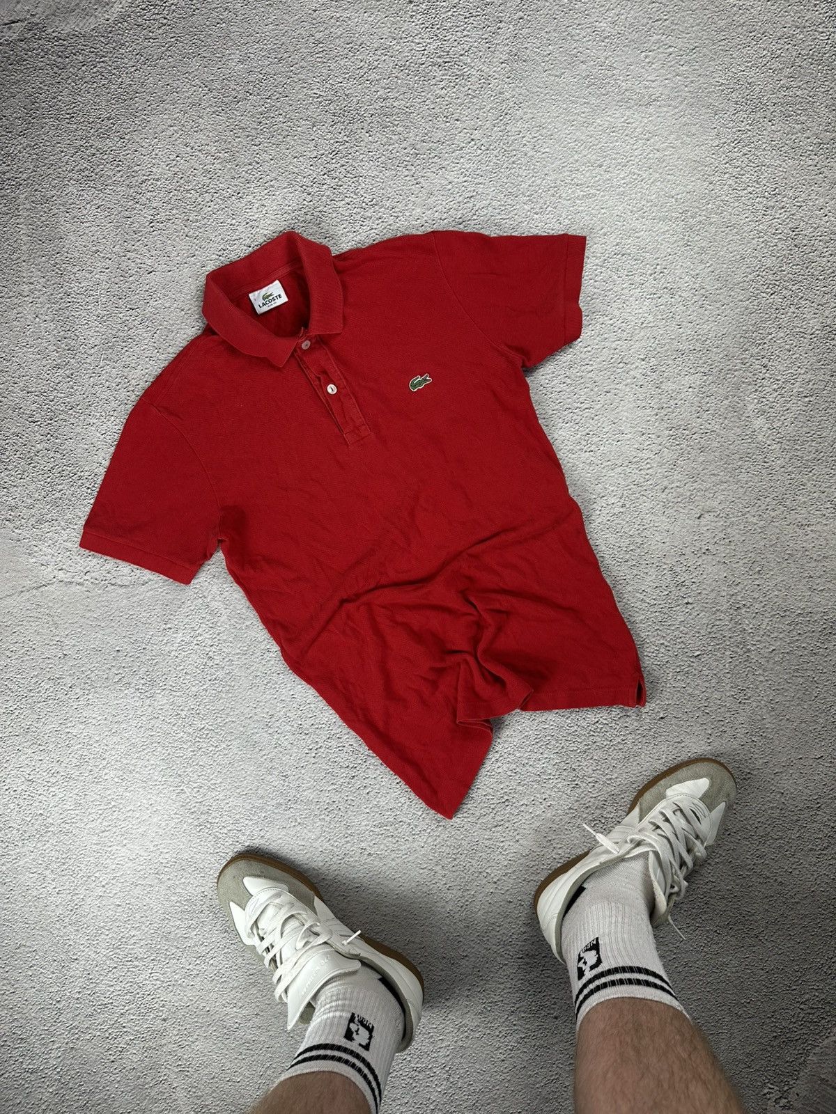 Lacoste Vintage Lacoste Polo Slim Fit Old Money Style Y2K Size US S / EU 44-46 / 1 - 1 Thumbnail