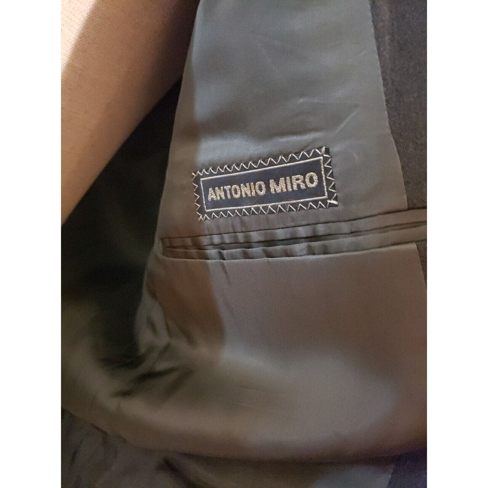 Other ANTONOI MIRO BARCELONA GREY PURE COTTON JACKET 44R Size 44R - 5 Thumbnail