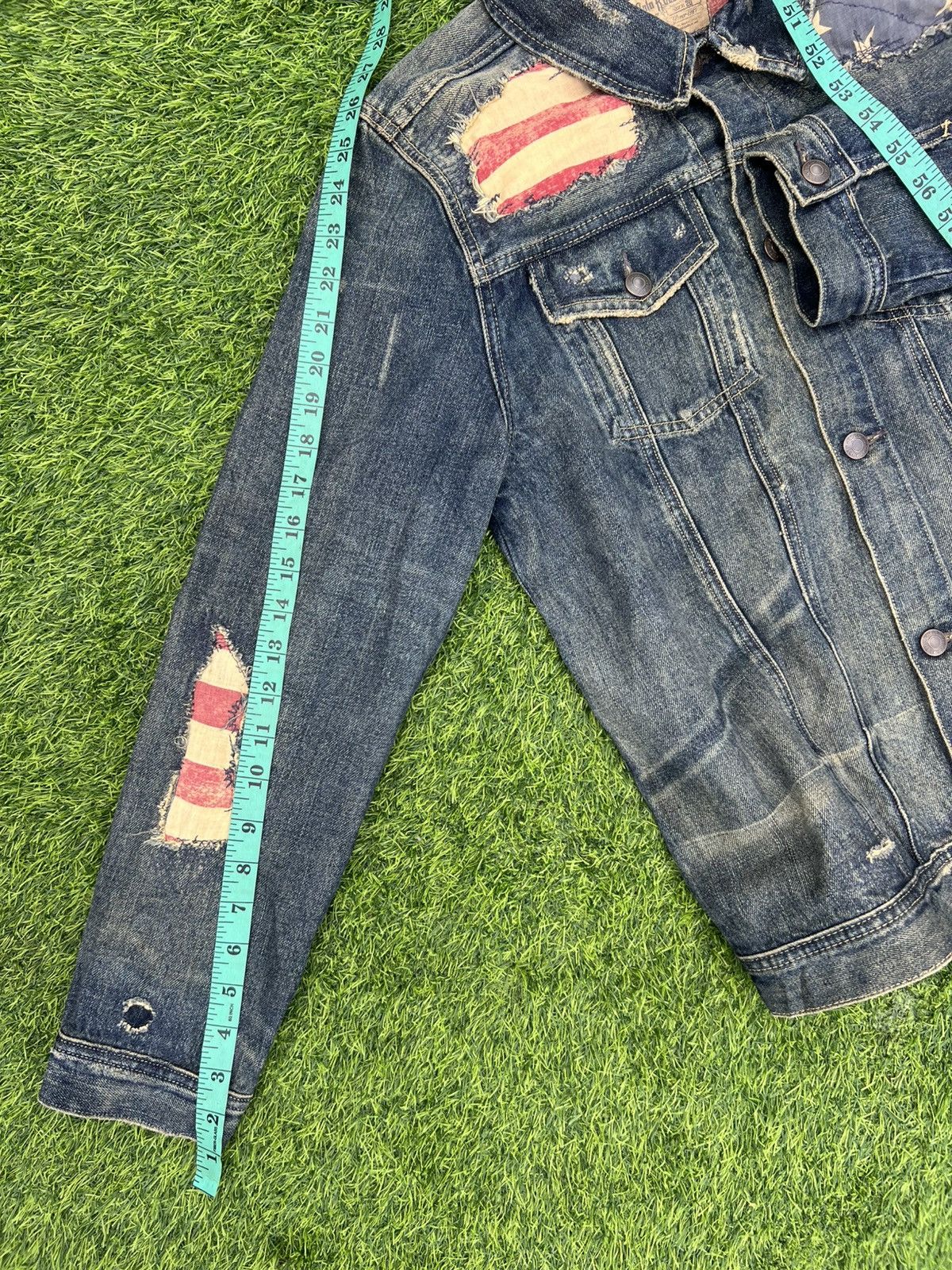 Polo Ralph Lauren Polo Ralph Lauren Distressed American 🇺🇸 Denim Trucker Jacket Size US M / EU 48-50 / 2 - 19 Thumbnail