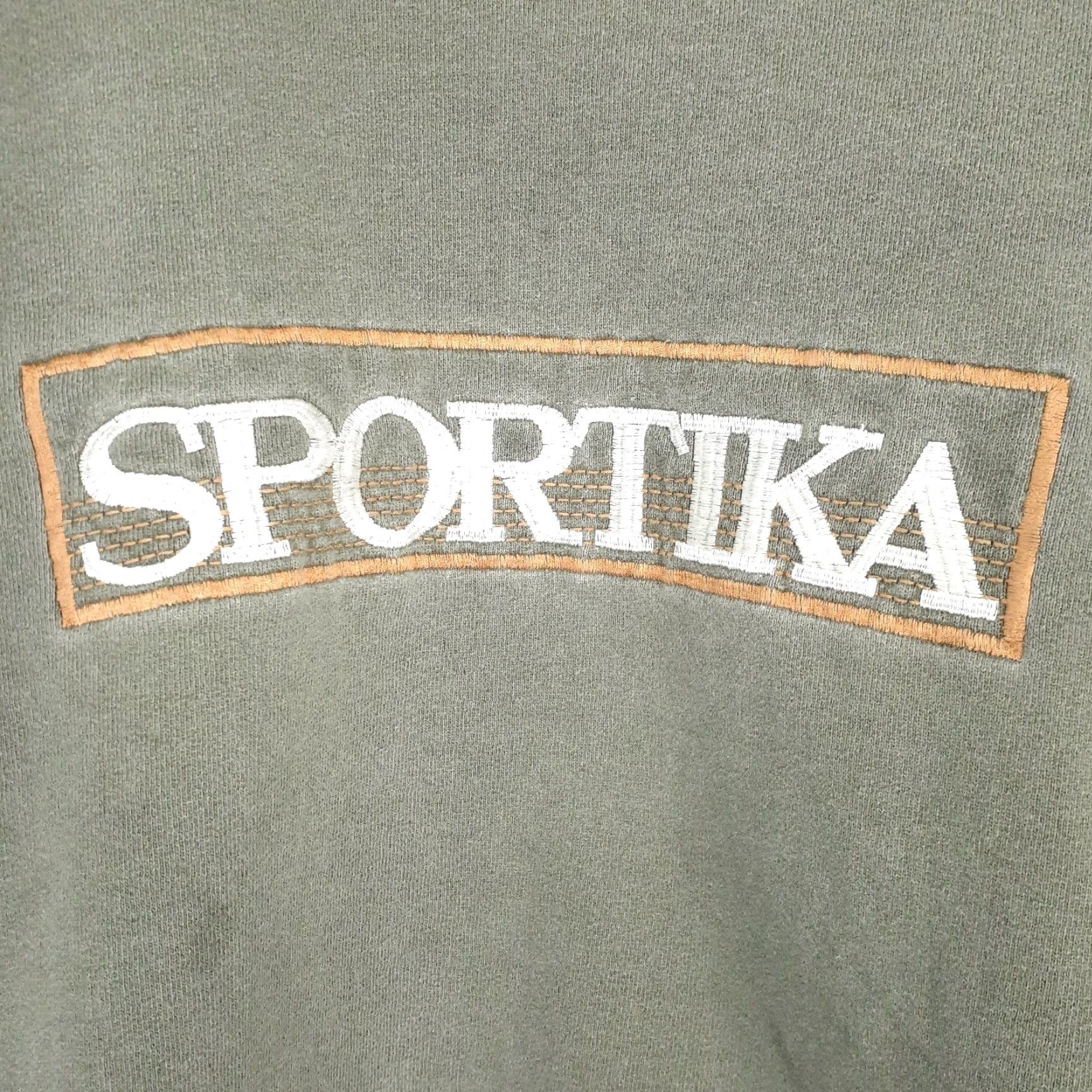 Fruit Of The Loom VINTAGE Fruit of the Loom Sweatshirt XL Green USA Super Cotton Crew Neck Long Sleeve Unisex Adults Pullover Sports Embroidered Regular Size Size US XL / EU 56 / 4 - 5 Thumbnail