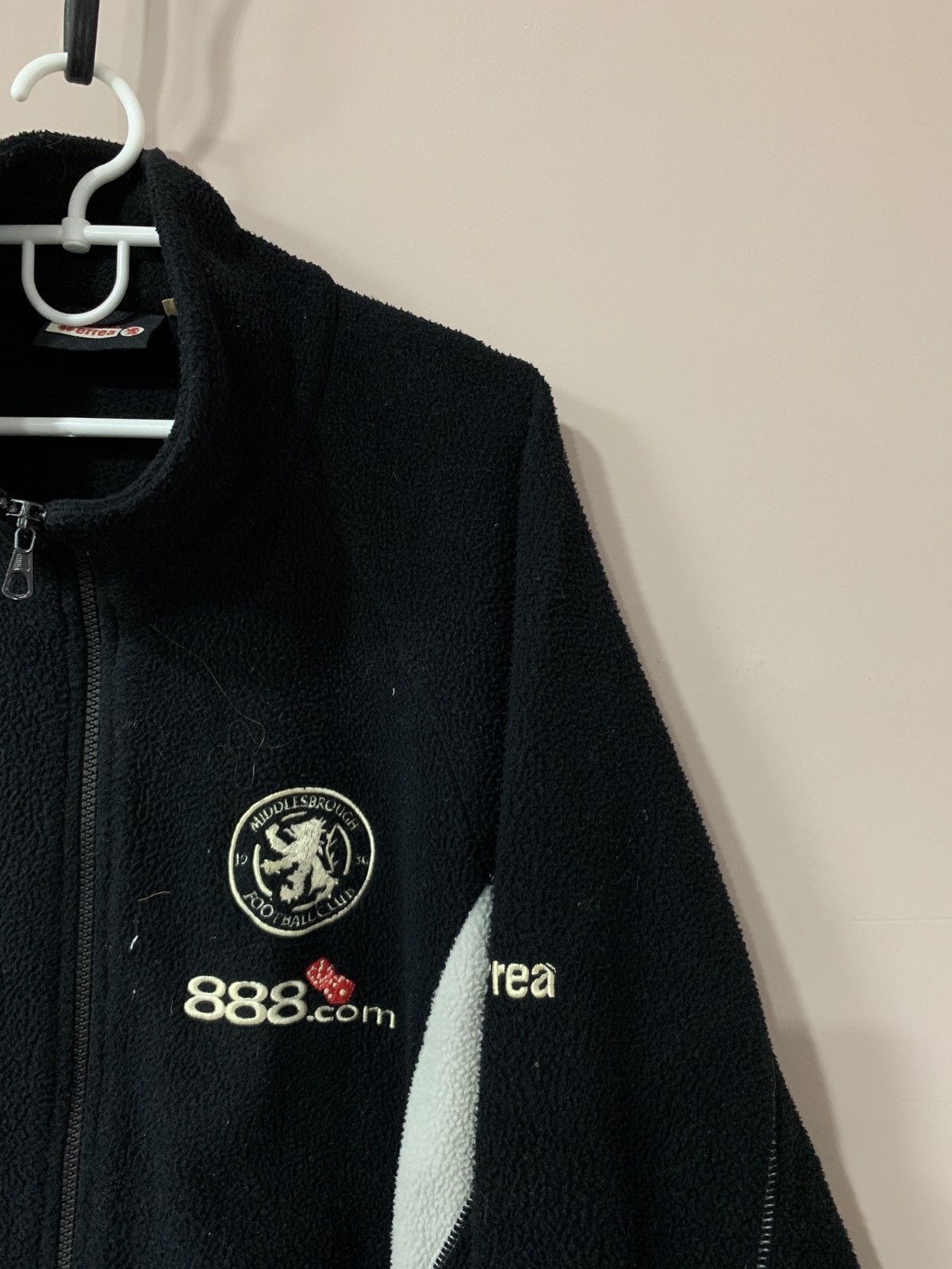 Errea × Vintage Middlesbrough Vintage Football Jacket Fleece Errea Soccer XL Size US XL / EU 56 / 4 - 4 Thumbnail