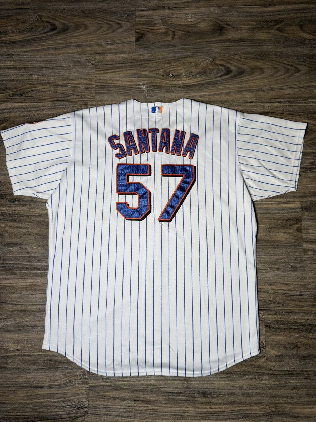 NBA × Vintage STITCHED/SEWN New York NY Mets JOHAN SANTANA mlb Jersey Size US XXL / EU 58 / 5 - 1 Thumbnail
