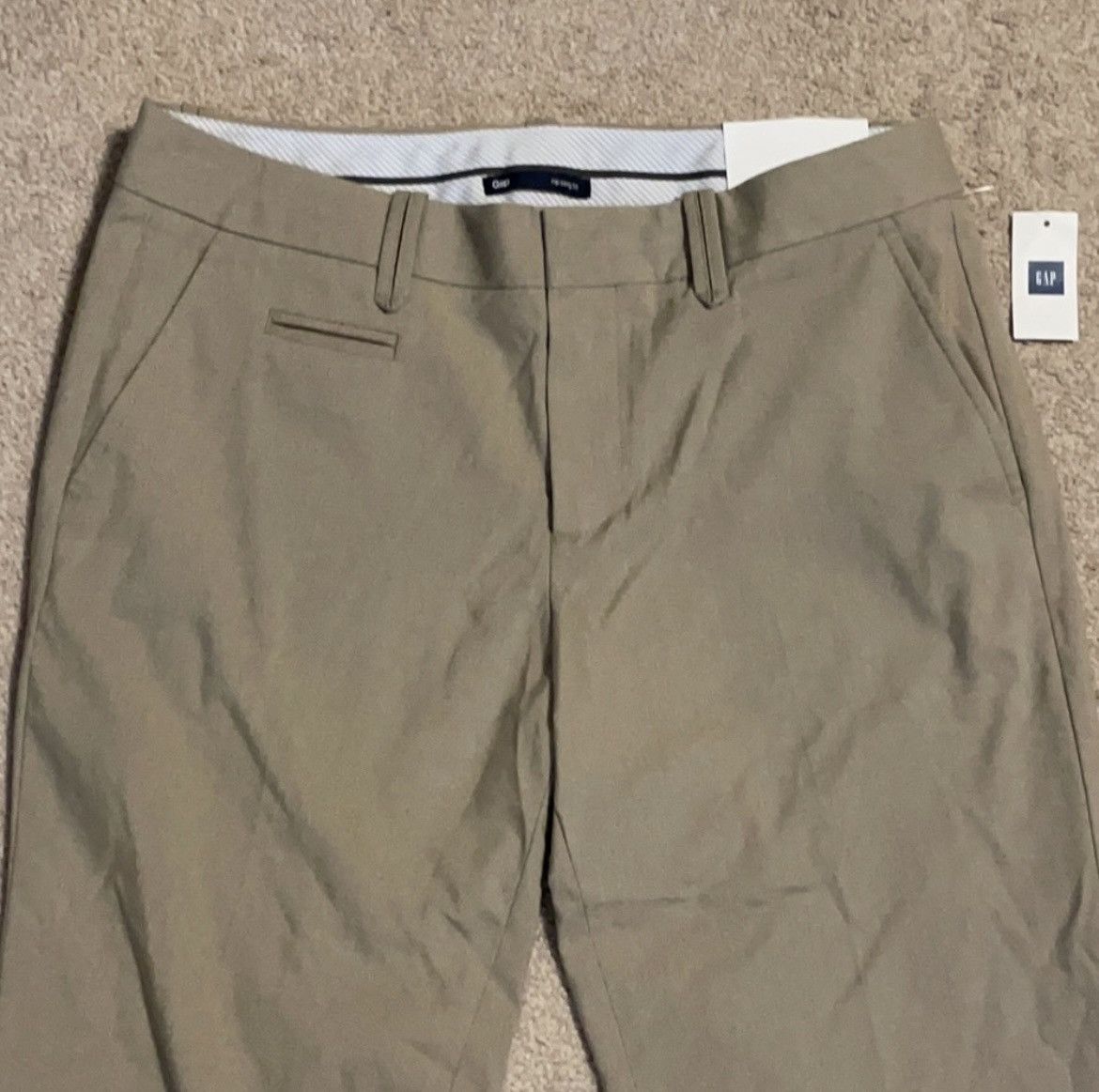 Gap GAP Tan Hip Slung Fit Pants Size 27" / US 4 / IT 40 - 2 Thumbnail