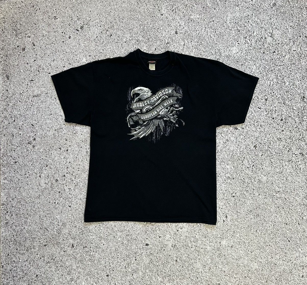Band Tees × Harley Davidson × Vintage Vintage Harley Davidson European Bike Week 2017 T-Shirt Size US XXL / EU 58 / 5 - 3 Thumbnail