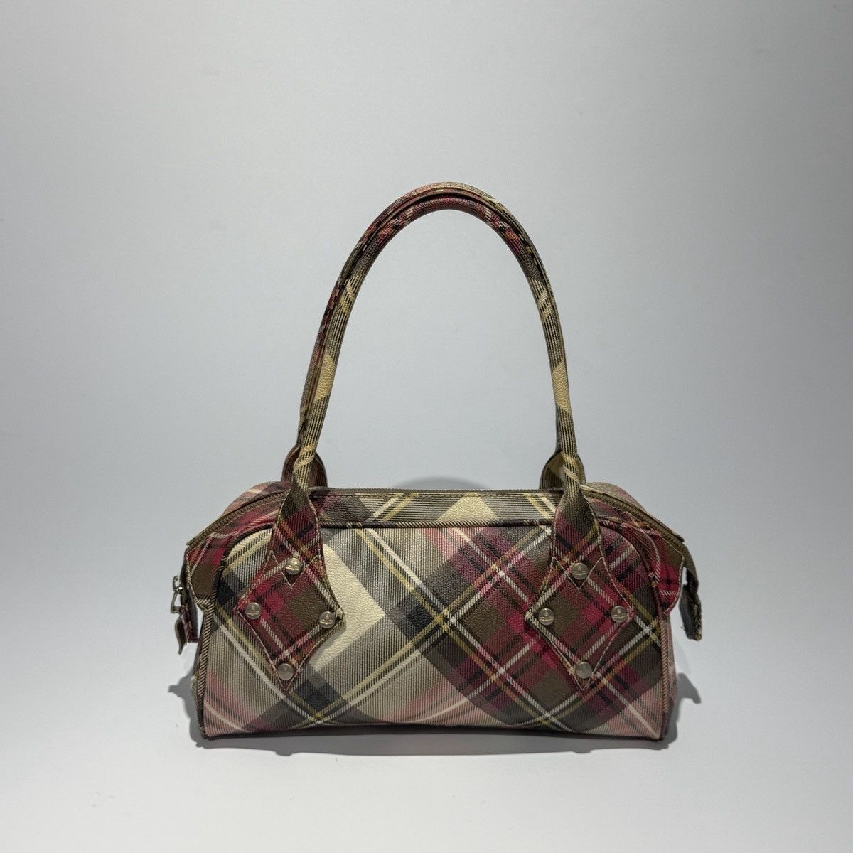 Vivienne Westwood Classic Plaid Derby Hand/Shoulder Bag