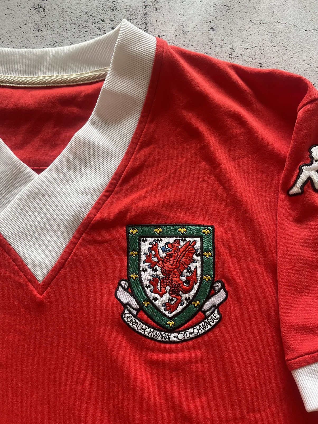 Kappa × Vintage KAPPA WALES NATIONALS 2006/2007 HOME SOCCER JERSEY,FOOTBALL Size US XL / EU 56 / 4 - 3 Thumbnail