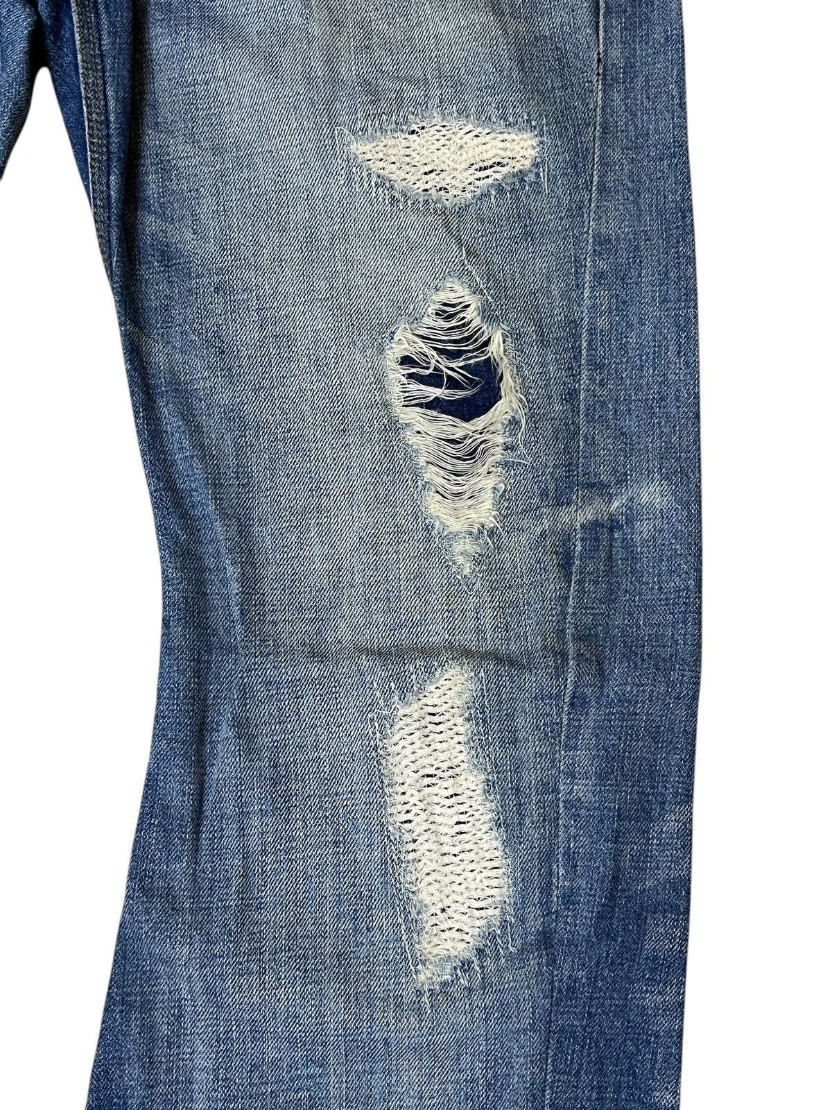 Nicole Club SICK🔥NICOLE CLUB FOR MEN DISTRESSED FLARED JEANS Size US 34 / EU 50 - 4 Thumbnail