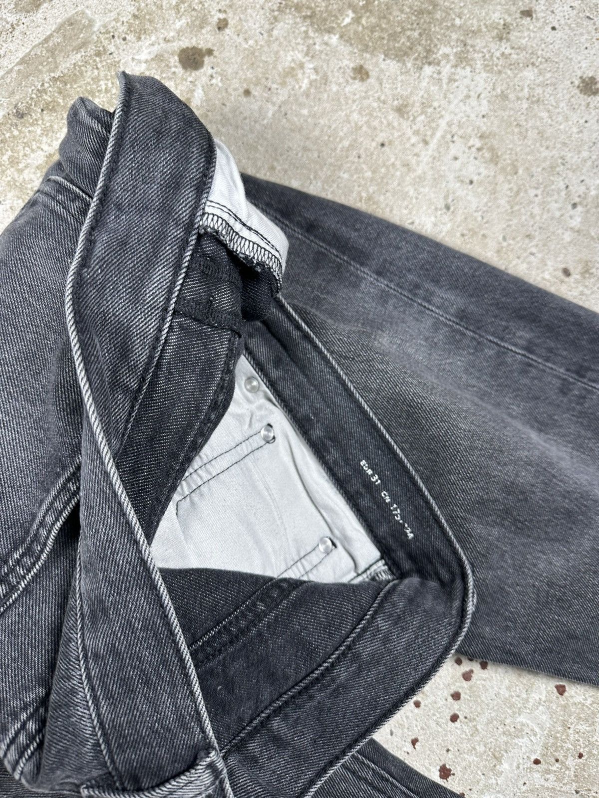 Arket Arket Regular Cropped Jeans Denim Pants Washed Grey Size US 31 - 10 Thumbnail