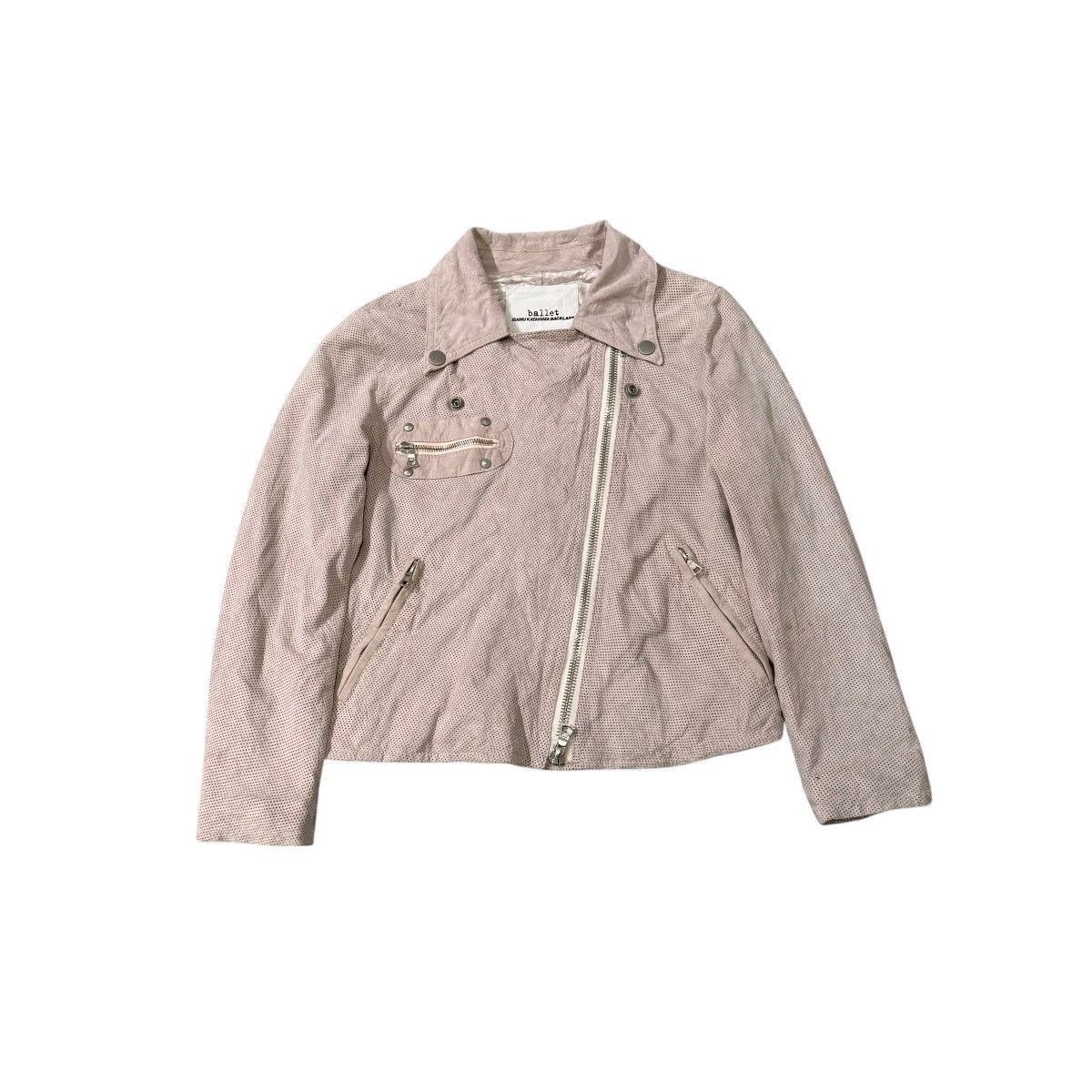 Isamu Katayama Backlash Isamu Katayama Backlash Ballet Double Collar Leather Jacket Size XS / US 0-2 / IT 36-38 - 2 Thumbnail