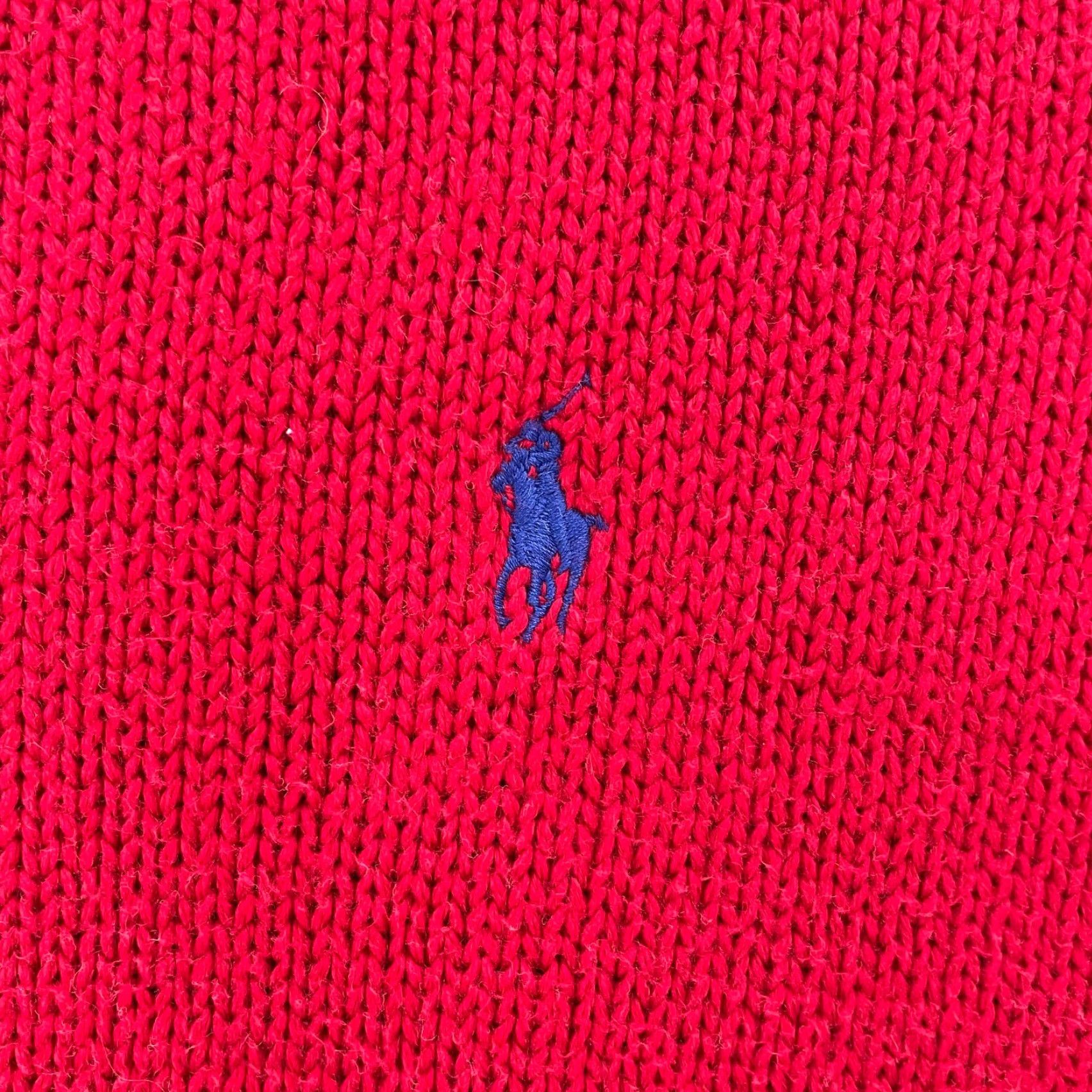 Polo Ralph Lauren VINTAGE Polo Ralph Lauren Sweater Adult XL Red Knit Pullover Long Sleeve Mens Size US XL / EU 56 / 4 - 4 Thumbnail