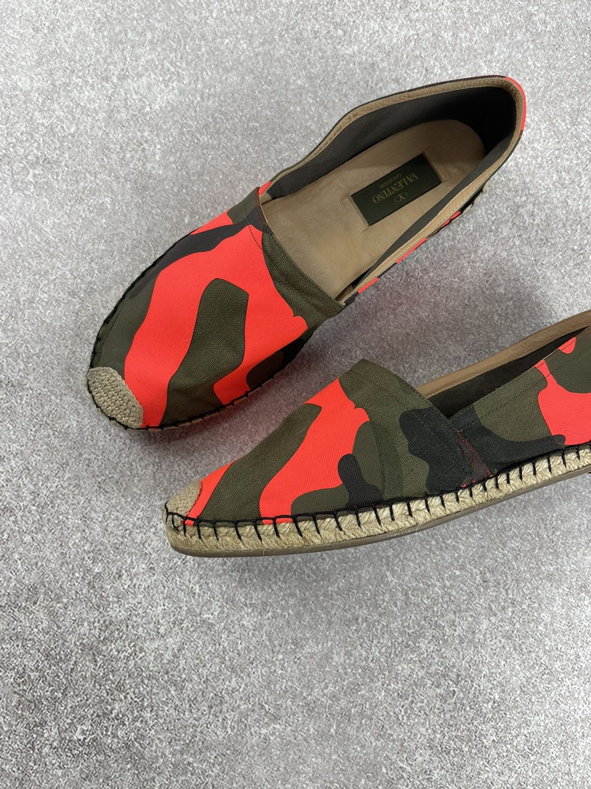 Valentino Valentino Garvani Canvas Camouflage Espadrille Slip On 39 Size US 9 / IT 39 - 4 Thumbnail