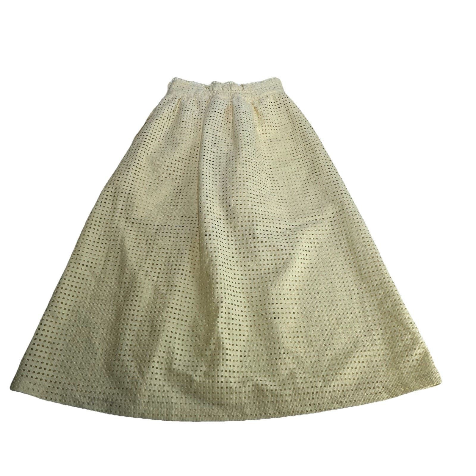 Other snidel yellow eyelet ruffle layered maxi skirt skort Size 0 Size 25" / US 0 / IT 36 - 7 Thumbnail