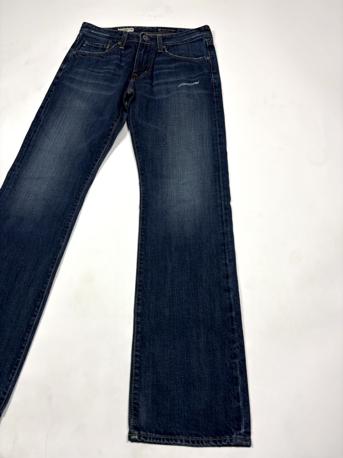 Japanese Brand Vintage 2000s AG Jeans The Protégé Cut Denim – Size 31x34 Size US 32 / EU 48 - 3 Thumbnail