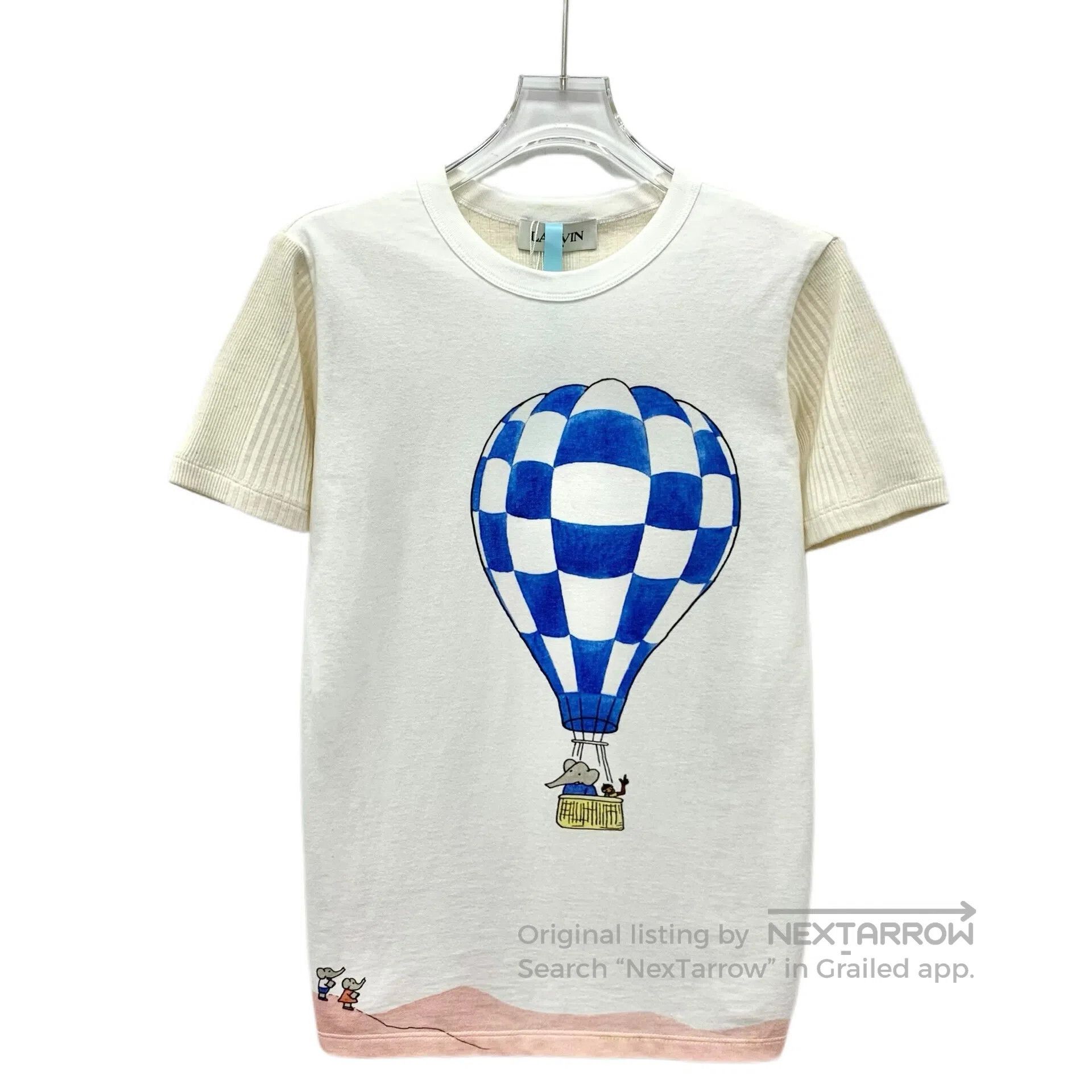 Lanvin Lanvin Color-block hot air balloon print cotton round-neck Size US XS / EU 42 / 0 - 1 Thumbnail