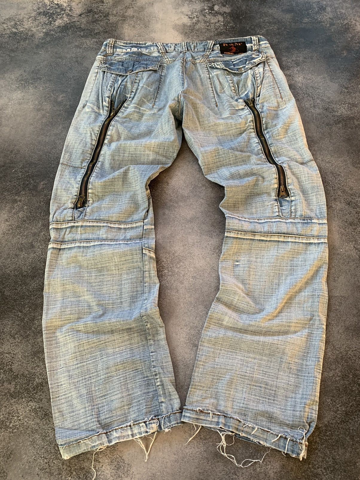 Hysteric Glamour × Japanese Brand Vintage Rick Owens Junya Watanabe Style Washed Jeans Size US 34 / EU 50 - 1 Thumbnail
