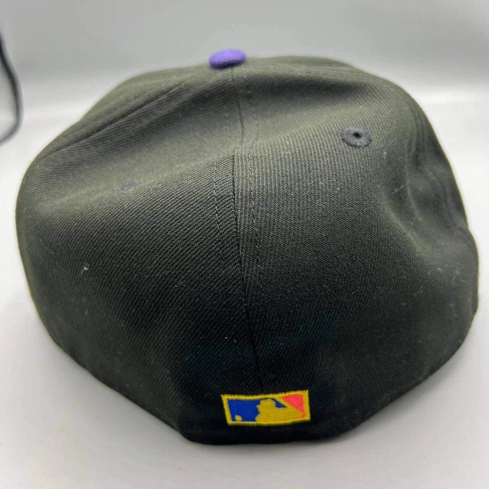 New Era Houston Astros Hat Men 7 5/8 59Fifty New Era MLB Fitted Cap Size ONE SIZE - 5 Thumbnail