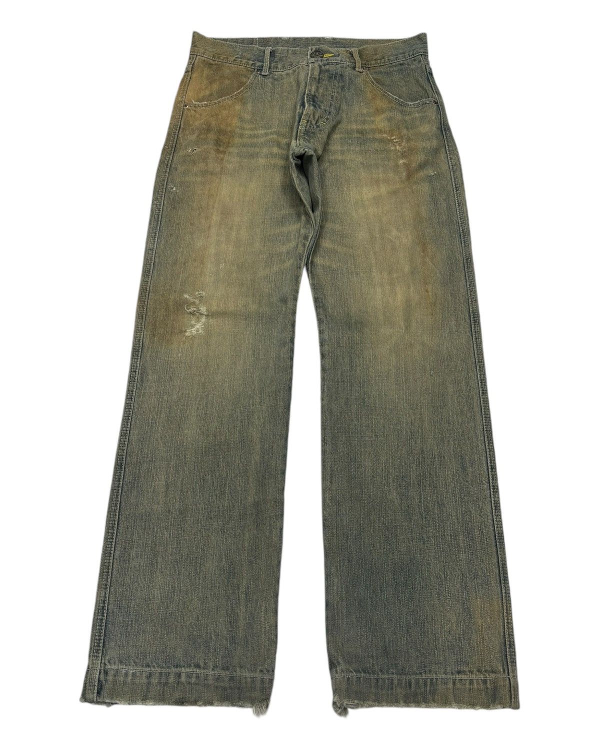 Acne Studios Vintage Cocolulu Rusty Baggy Distressed Denim Jeans Size US 32 / EU 48 - 2 Thumbnail