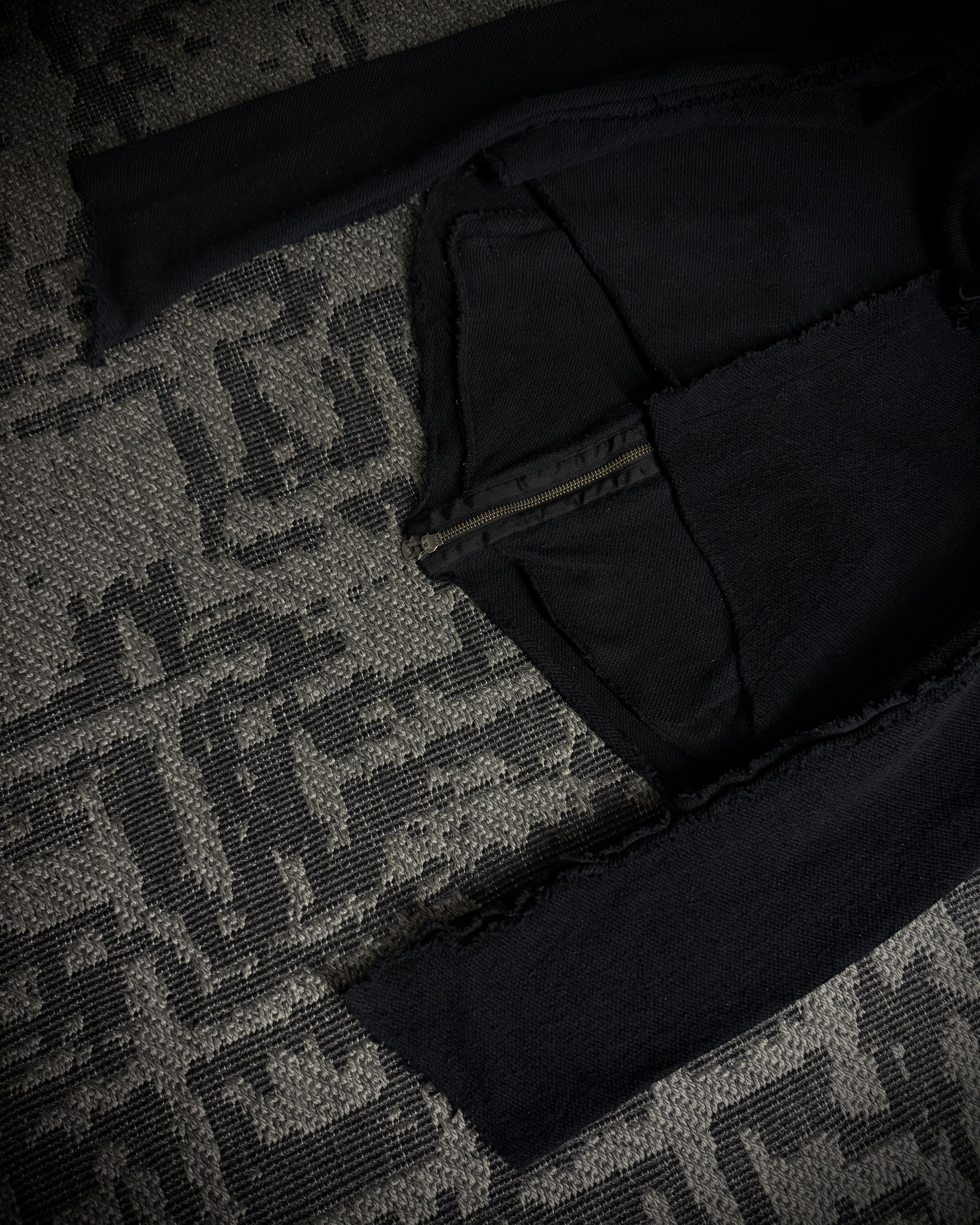 Le Grande Bleu (L.G.B.) LGB Asymmetrical Raw Zip Hoodie Size US S / EU 44-46 / 1 - 13 Thumbnail