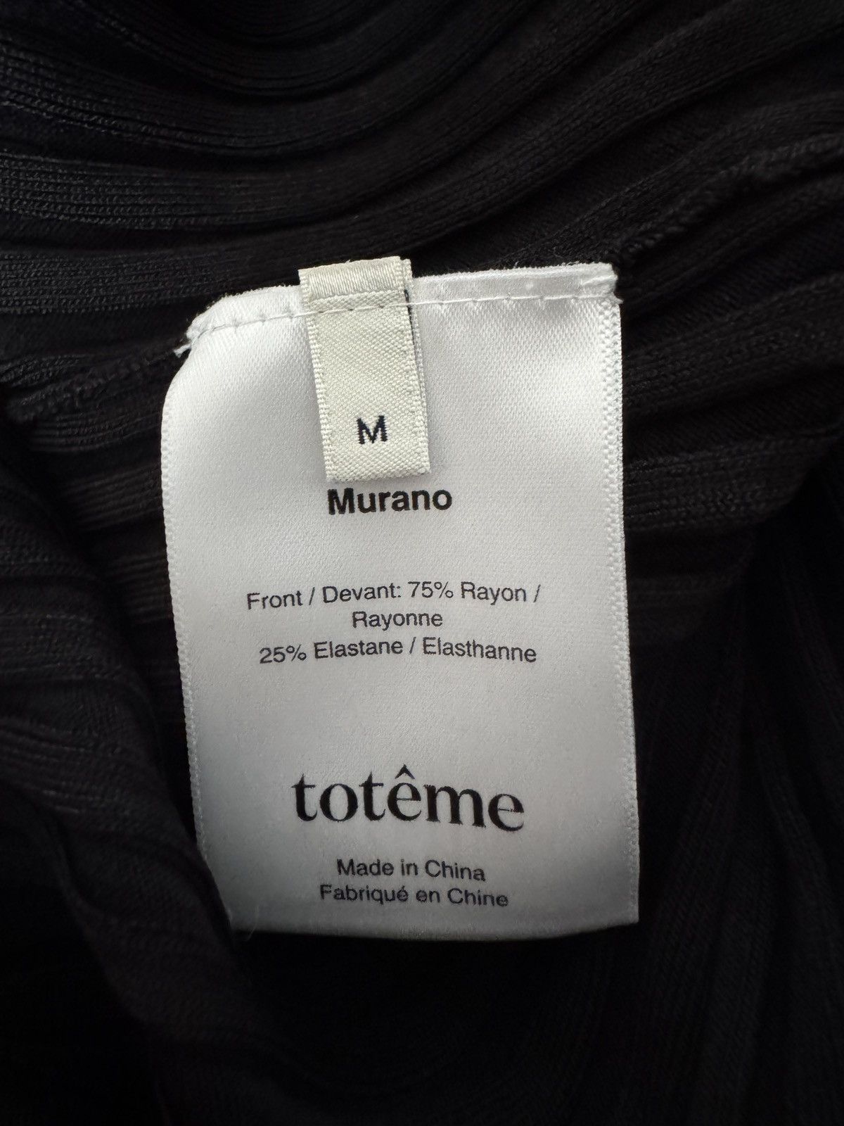 Toteme Toteme NWOT black ribbed Murano knit slip midi skirt size M Size 30" / US 8 / IT 44 - 8 Thumbnail