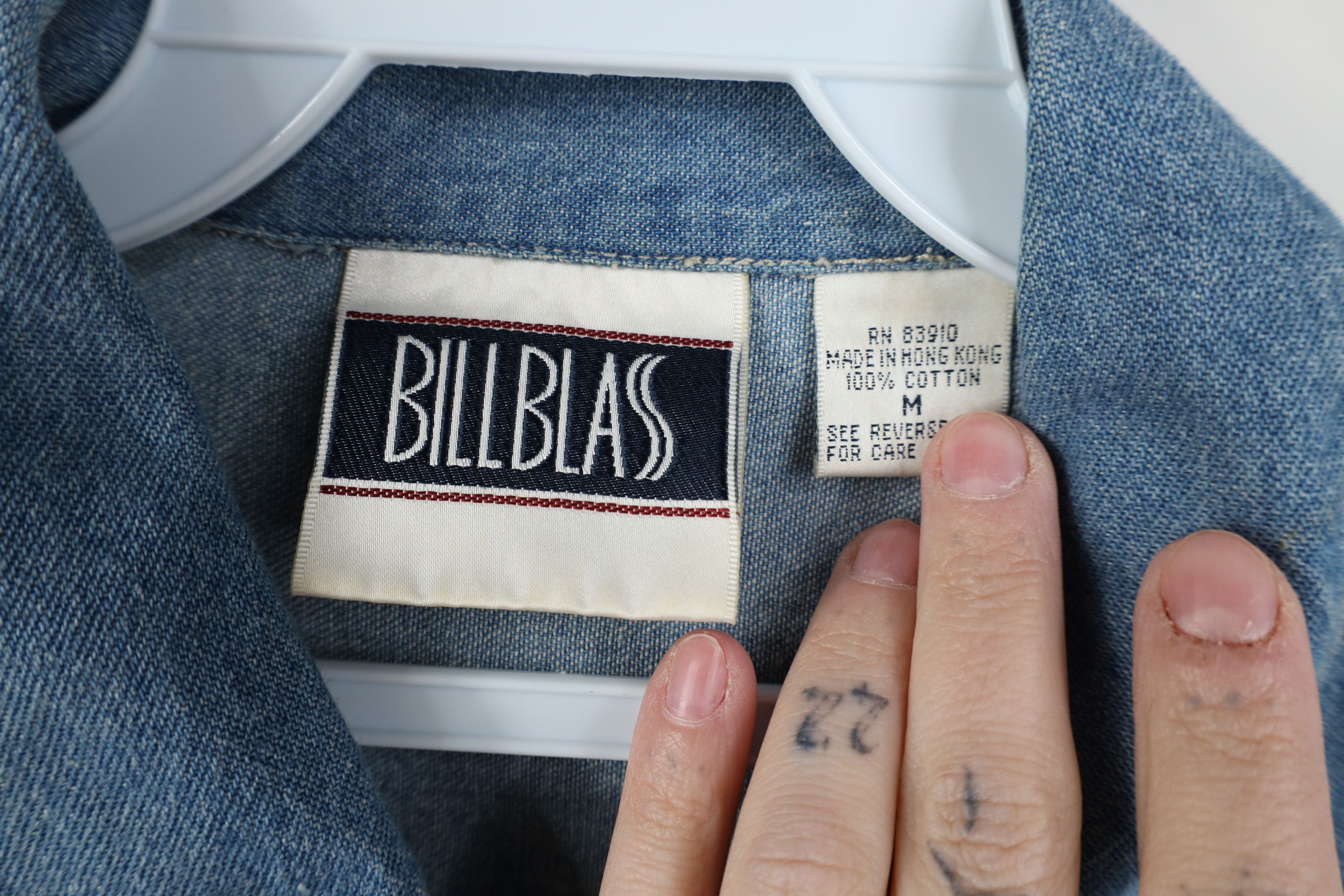 Vintage Vintage 90s Streetwear Babydoll Denim Trucker Jacket Blue Size M / US 6-8 / IT 42-44 - 10 Thumbnail